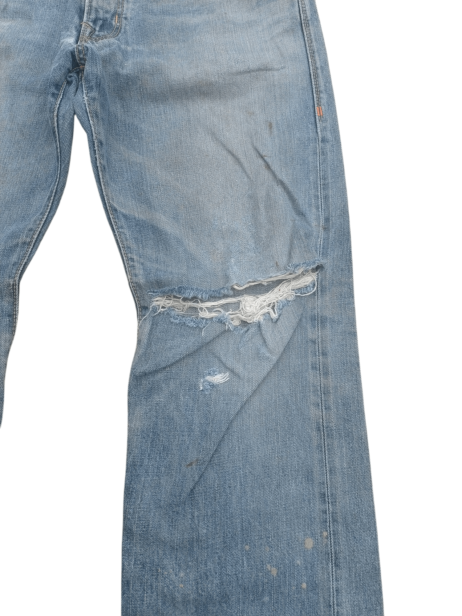 Edwin × Vintage EDWIN VINTAGE ORANGE TAB DISTRESSED SELVEDGE DENIM E197 Size US 32 / EU 48 - 5 Thumbnail