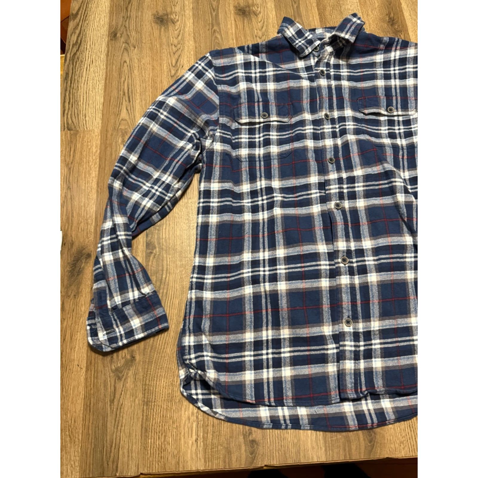 Vintage Jachs Shirt Men's XL Tall Plaid Blue White Red Long Sleeve Button Up Size US XL / EU 56 / 4 - 3 Thumbnail