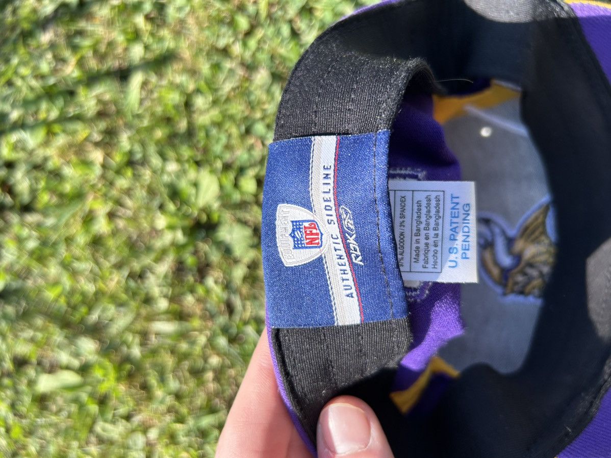 NFL × Reebok × Vintage 90s Reebok Vikings Hat Size ONE SIZE - 5 Thumbnail