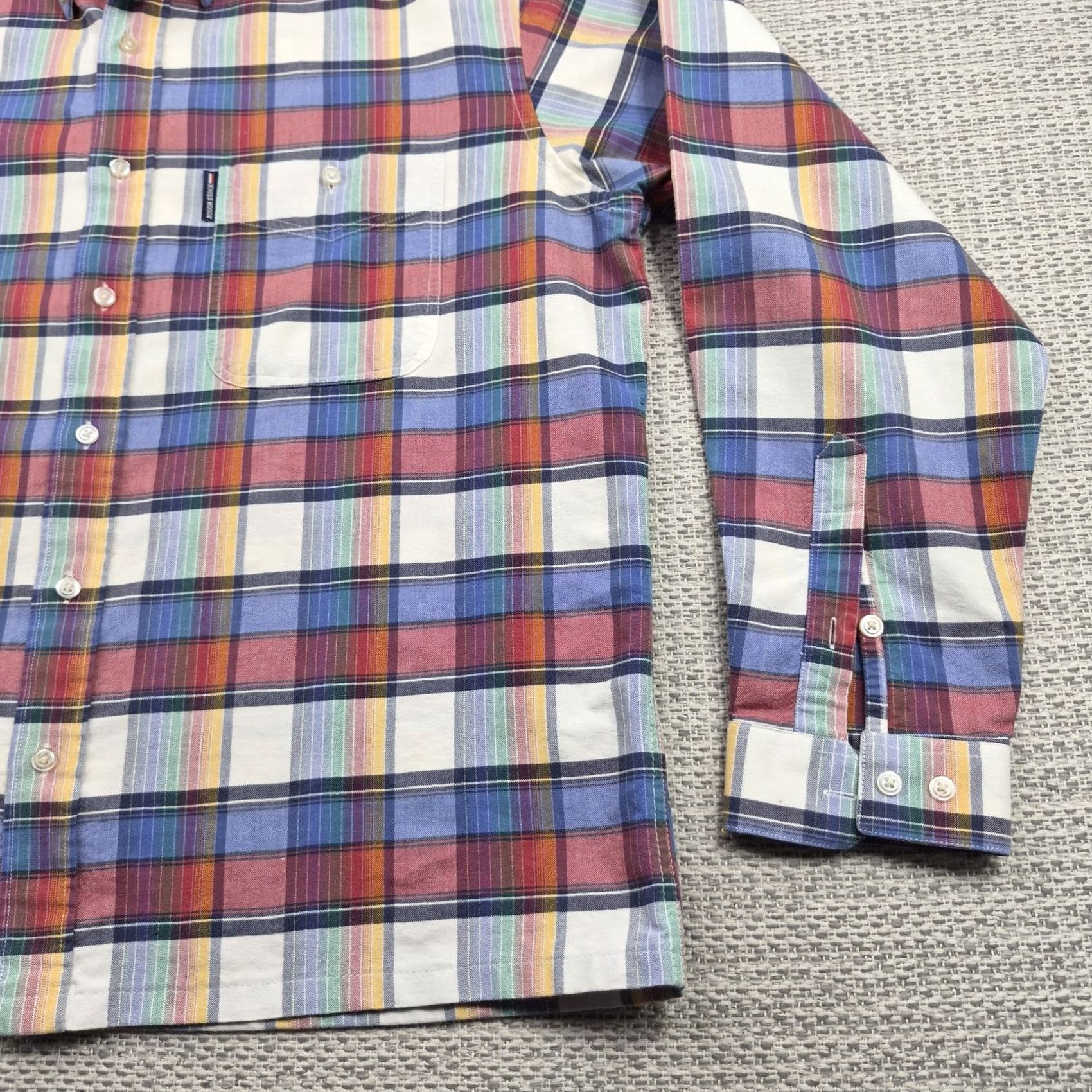 Vintage Rough Stock Panhandle Slim Button Up Western Shirt Mens XL Plaid Long Sleeve Size US XL / EU 56 / 4 - 2 Thumbnail