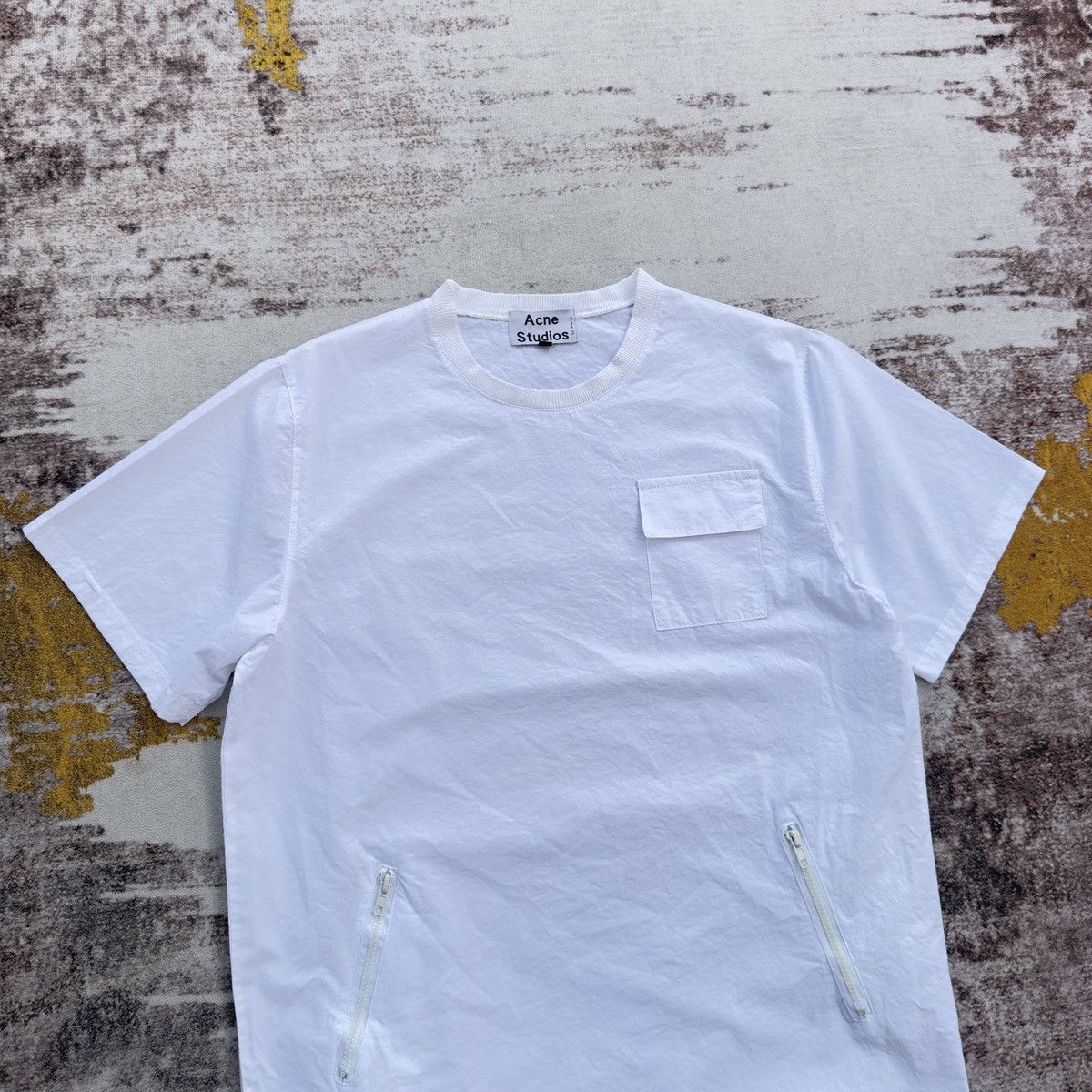 Acne Studios ACNE STUDIOS TECHNICAL NYLON T-SHIRT CHEST POCKET Size US XL / EU 56 / 4 - 3 Thumbnail