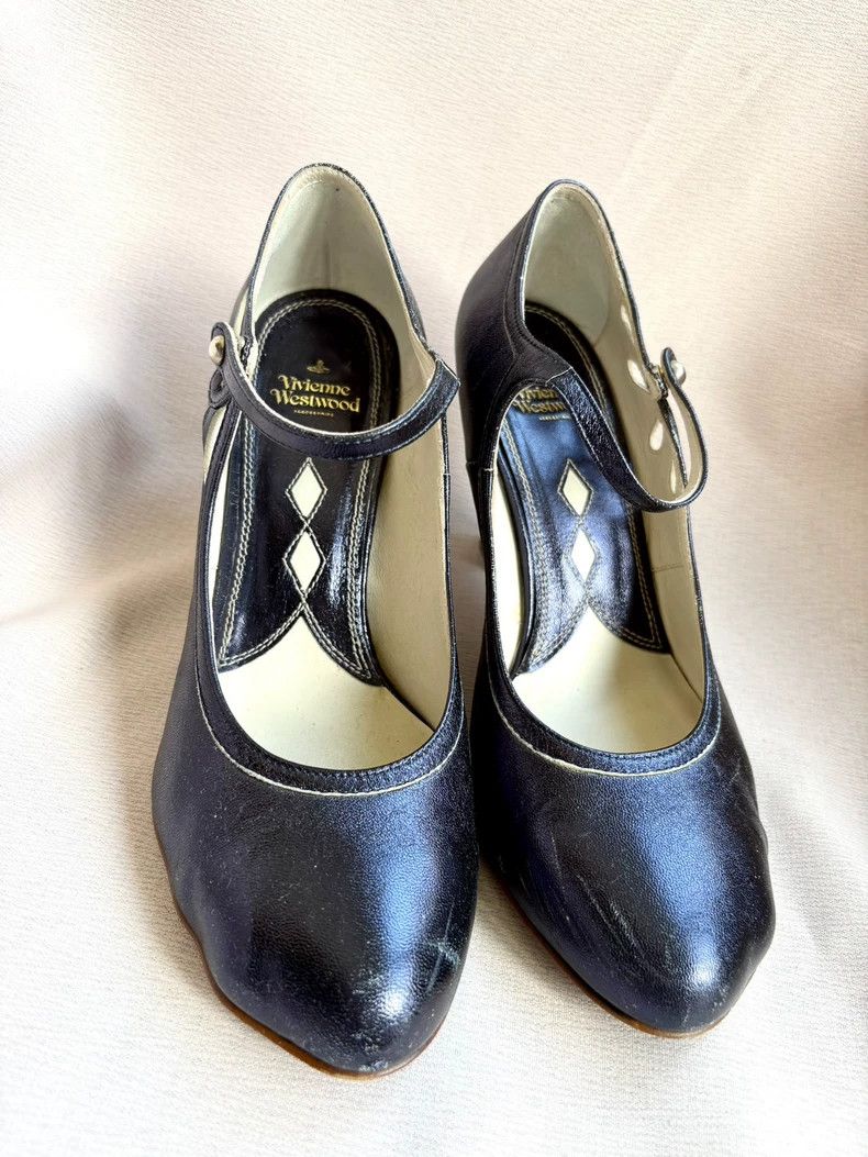 Vivienne Westwood Vivienne Westwood Metallic blue cat paw shoes Size US 5.5 / IT 35.5 - 2 Thumbnail