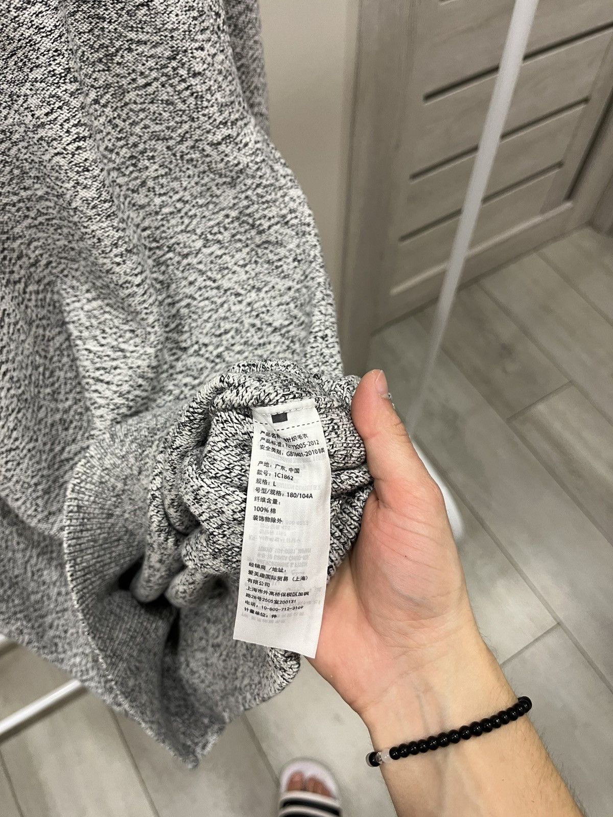 If Six Was Nine Vintage 90s Abercrombie Y2K Sweater Grey Size L Knit Size US L / EU 52-54 / 3 - 5 Thumbnail
