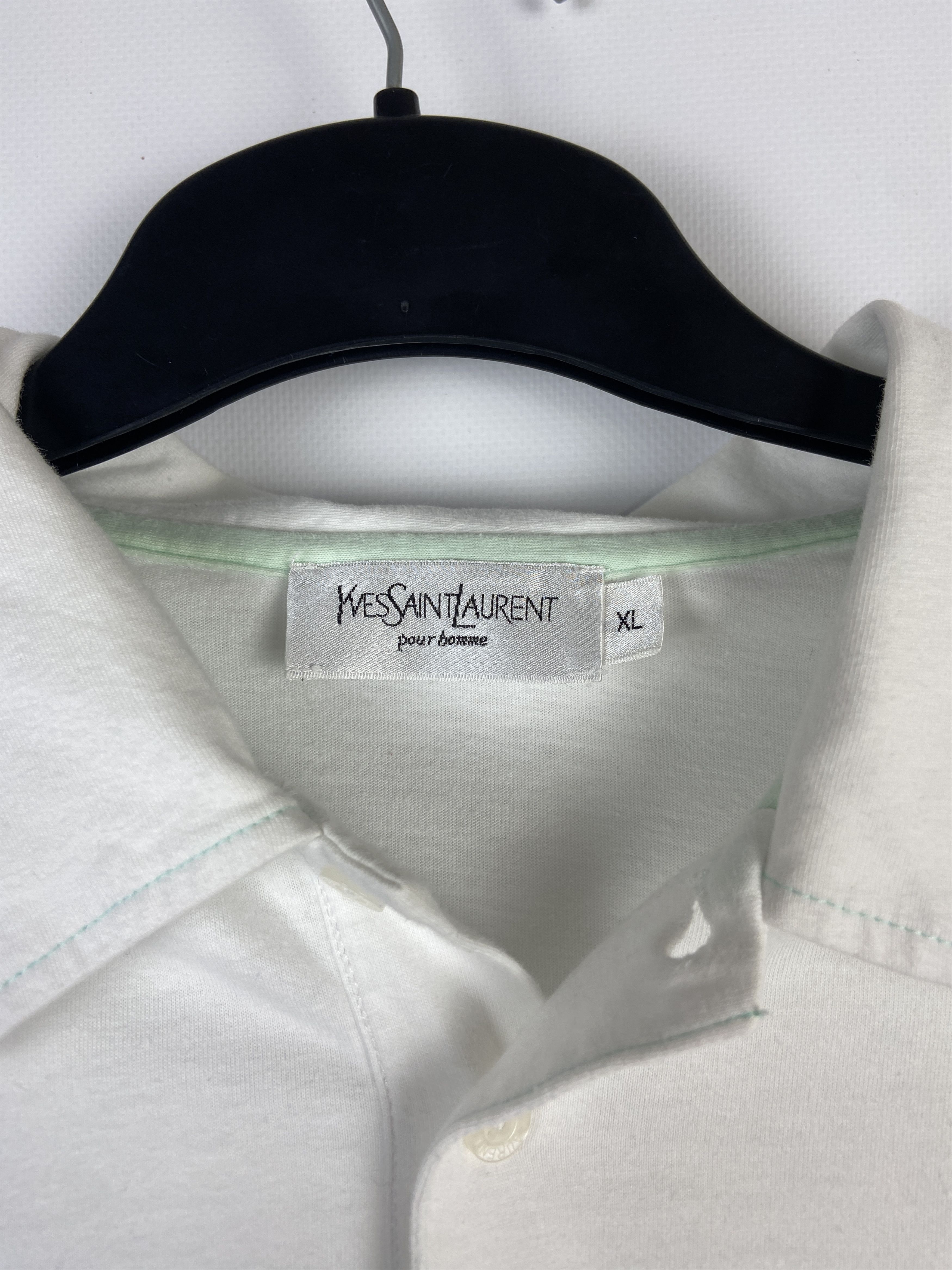 Vintage × Yves Saint Laurent YSL Polo Shirt Yves Saint Laurent Polo Size US XL / EU 56 / 4 - 5 Thumbnail