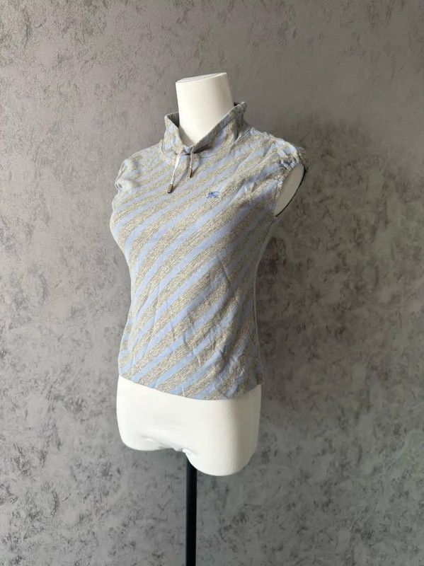 Burberry Burberry Colorblock Cotton Short T-Shirt Size XXS / US 00 / IT 34 - 1 Thumbnail