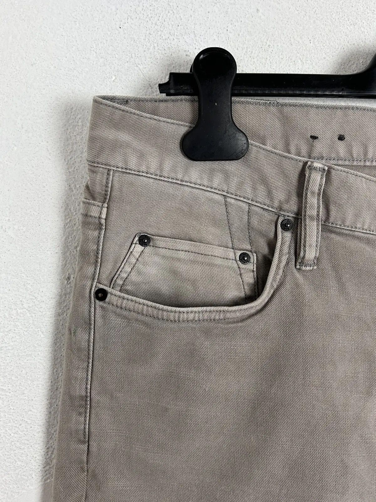 Allsaints Allsaints Cigarette Denim Grey Jeans In Size 32 Size US 32 / EU 48 - 2 Thumbnail