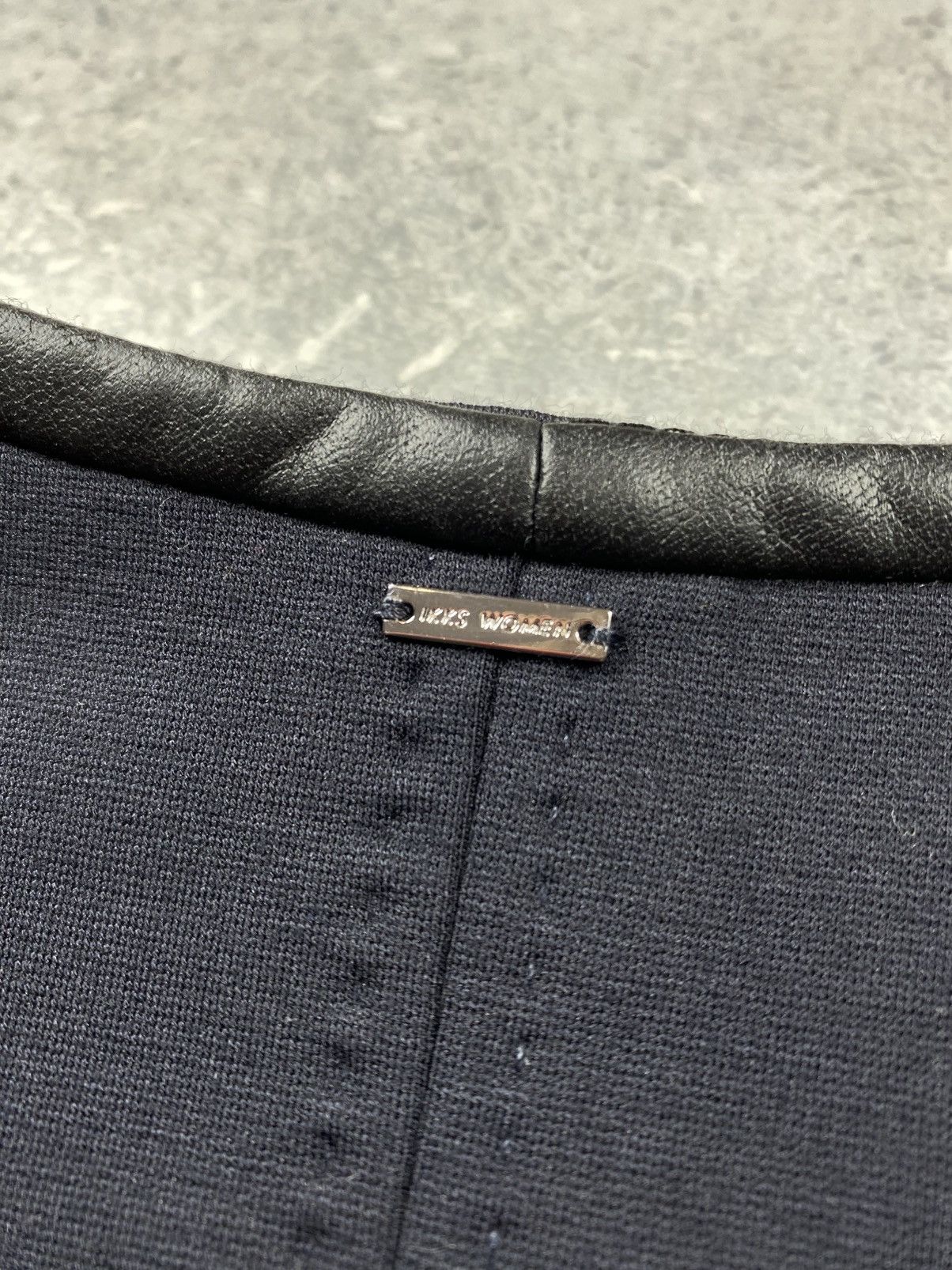 IKKS Luxury Dark blue bomber jacket from IKKS with leather trim Size S / US 4 / IT 40 - 5 Thumbnail