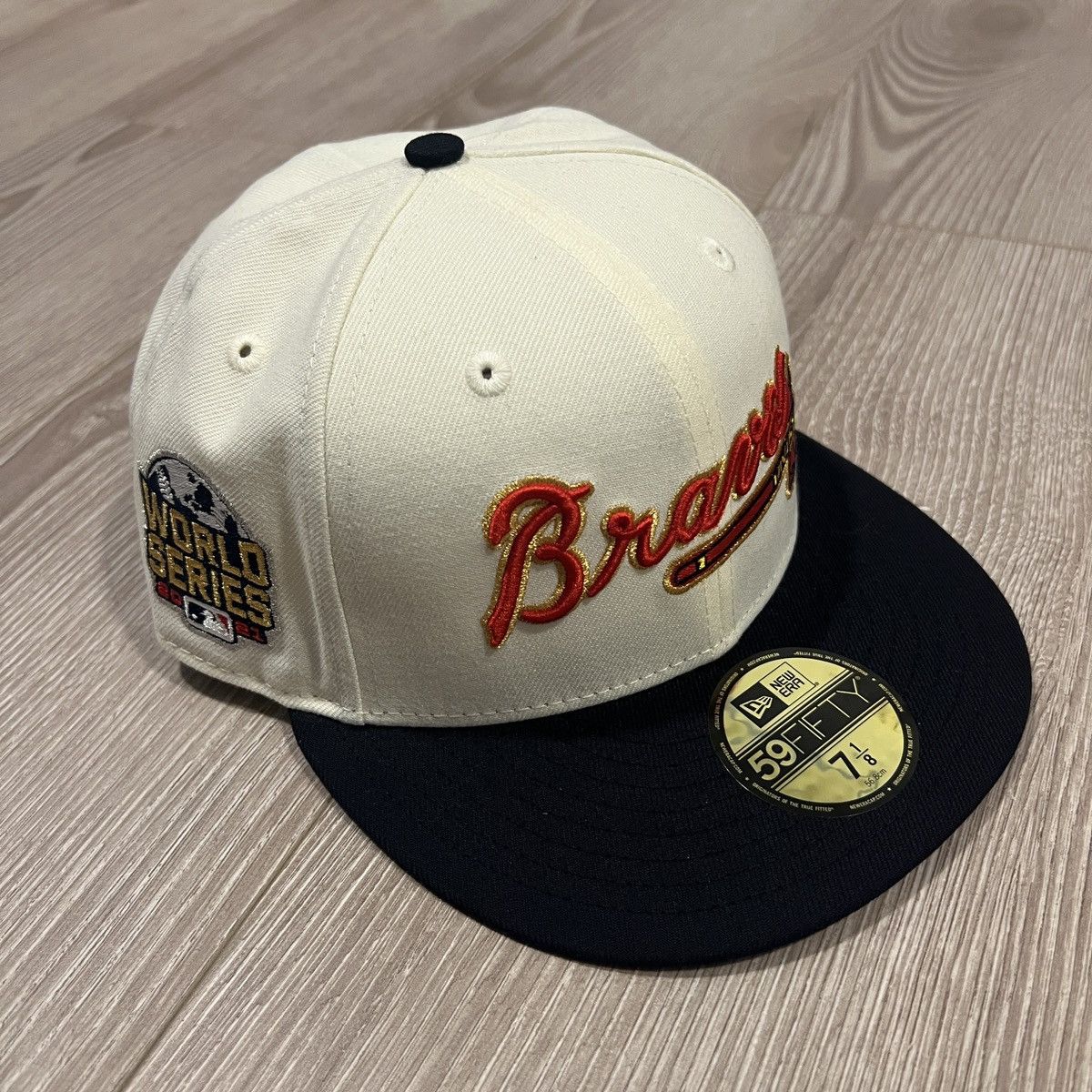 Hat Club × New Era Hat Club New Era Atlanta Braves Script Size ONE SIZE - 1 Thumbnail