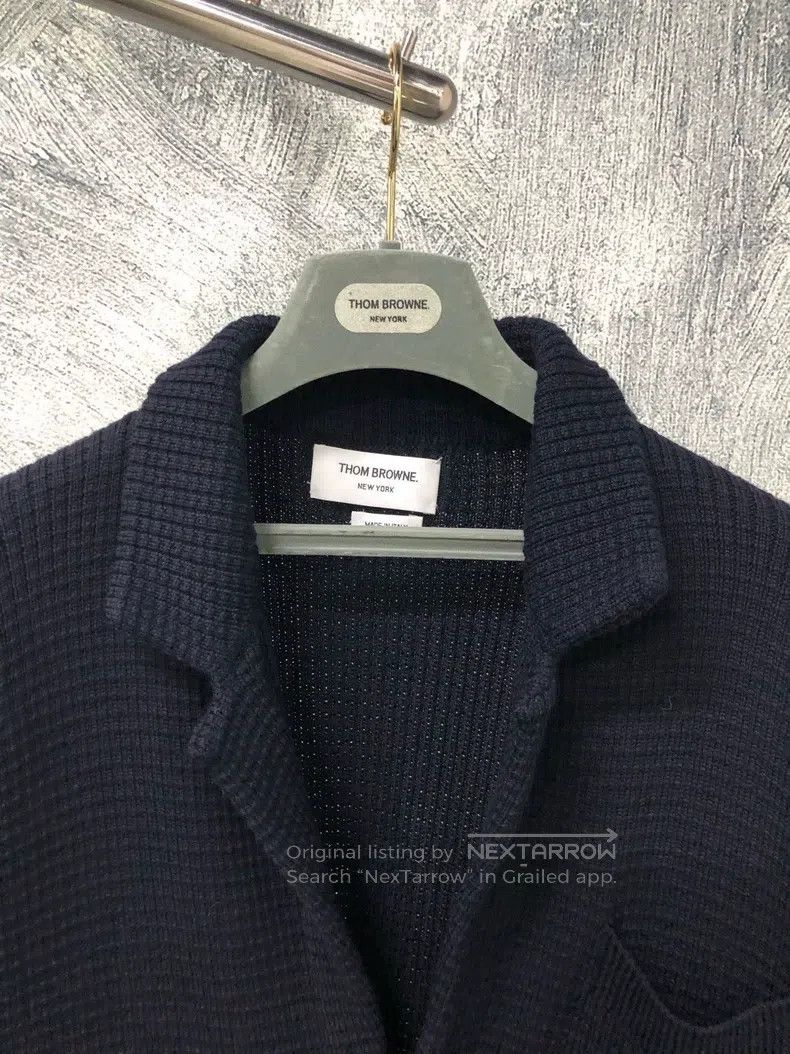Thom Browne Thom Browne Knitted sweater with purling Size US S / EU 44-46 / 1 - 3 Thumbnail