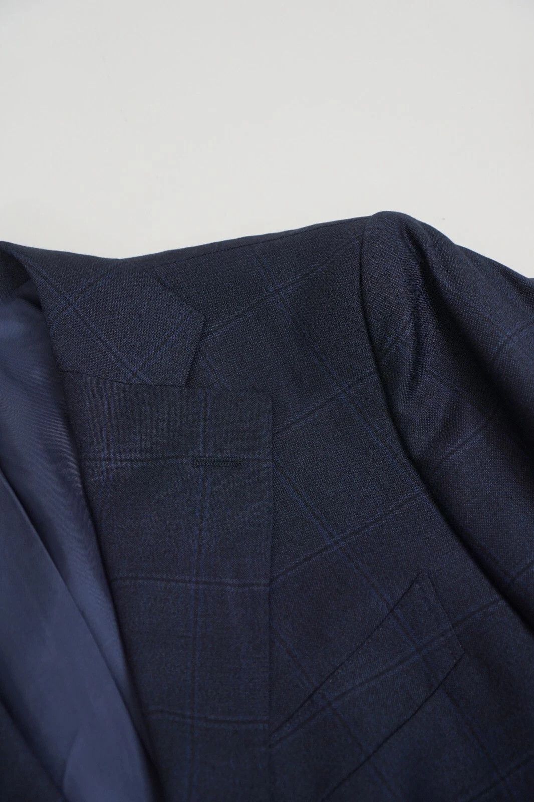 Suitsupply Men Suitsupply Blazer Lazio Pure Wool S110 Navy Blue US38L Size 38L - 4 Thumbnail