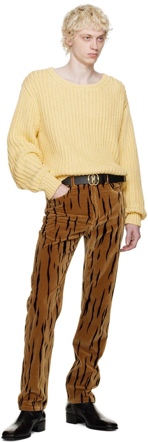 Bally 1050USD 3-gauge rib knit cotton sweater. Size US L / EU 52-54 / 3 - 4 Thumbnail