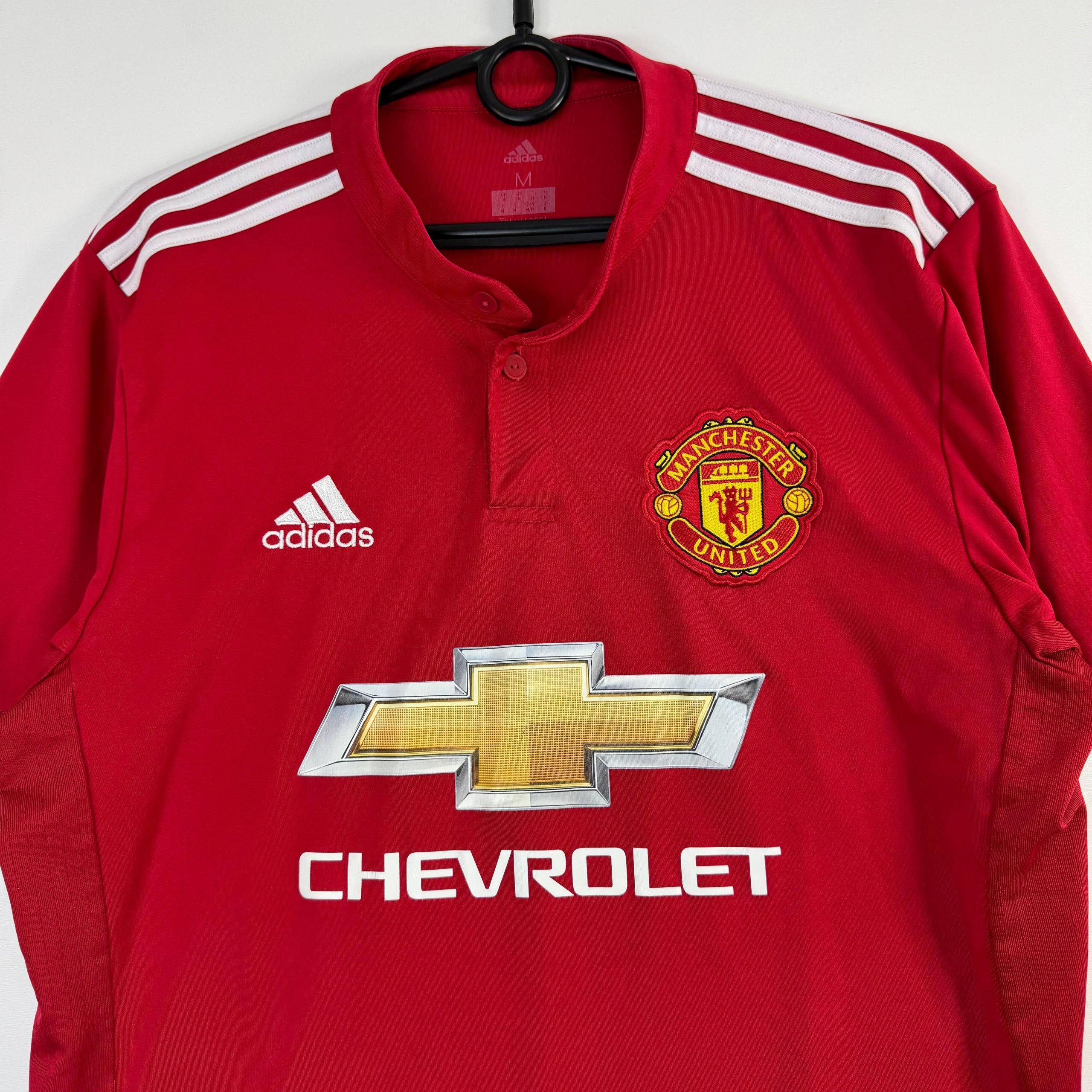 Adidas Adidas Manchester United Home Jersey Red 2015-16 Mens Size M Size US M / EU 48-50 / 2 - 2 Thumbnail