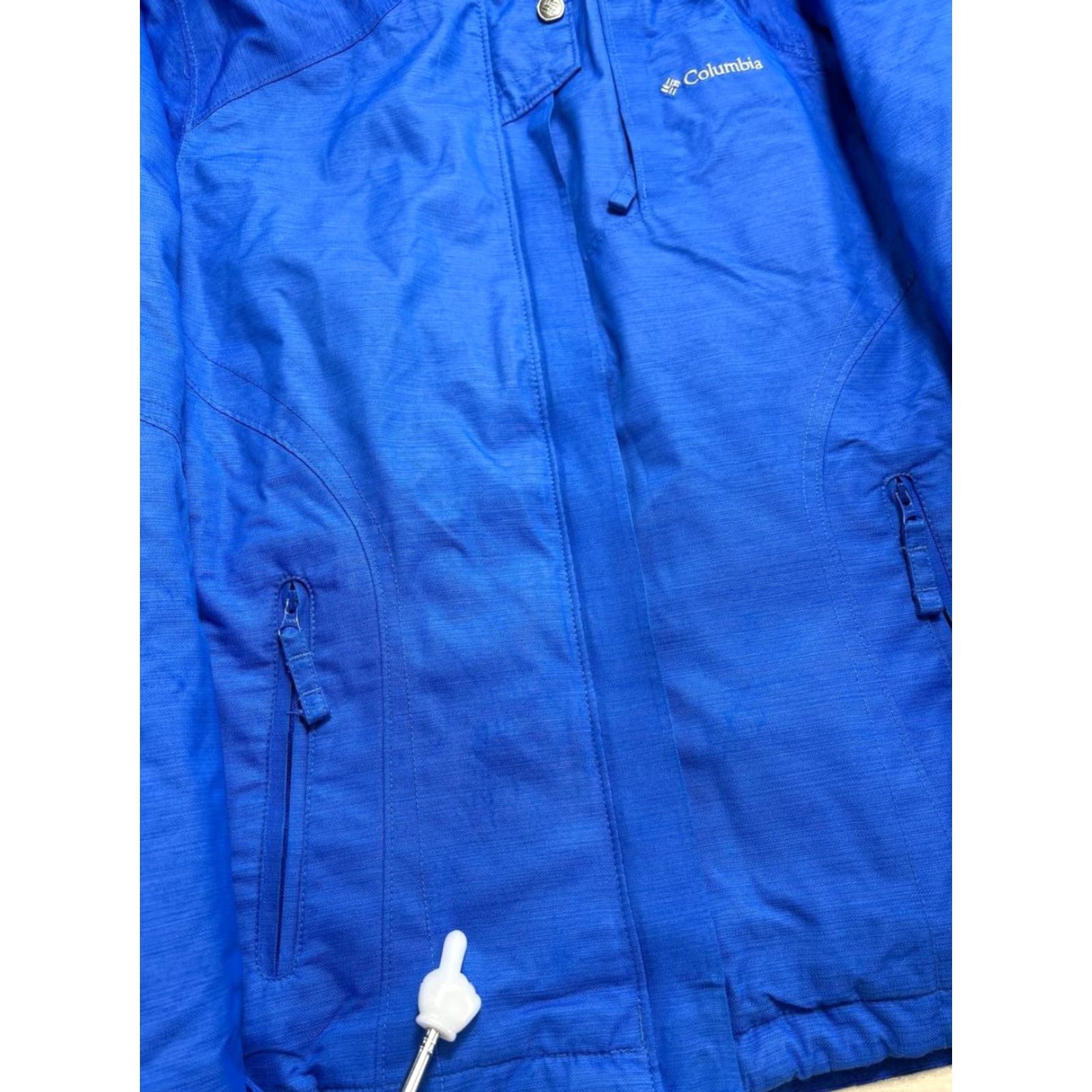 Vintage Columbia Interchange Parka Jacket Womens XS Blue Omni Tech Hooded Waterproof Jacket Woman XS Blue Parka Omni Tech Waterproof Size XS / US 0-2 / IT 36-38 - 4 Thumbnail
