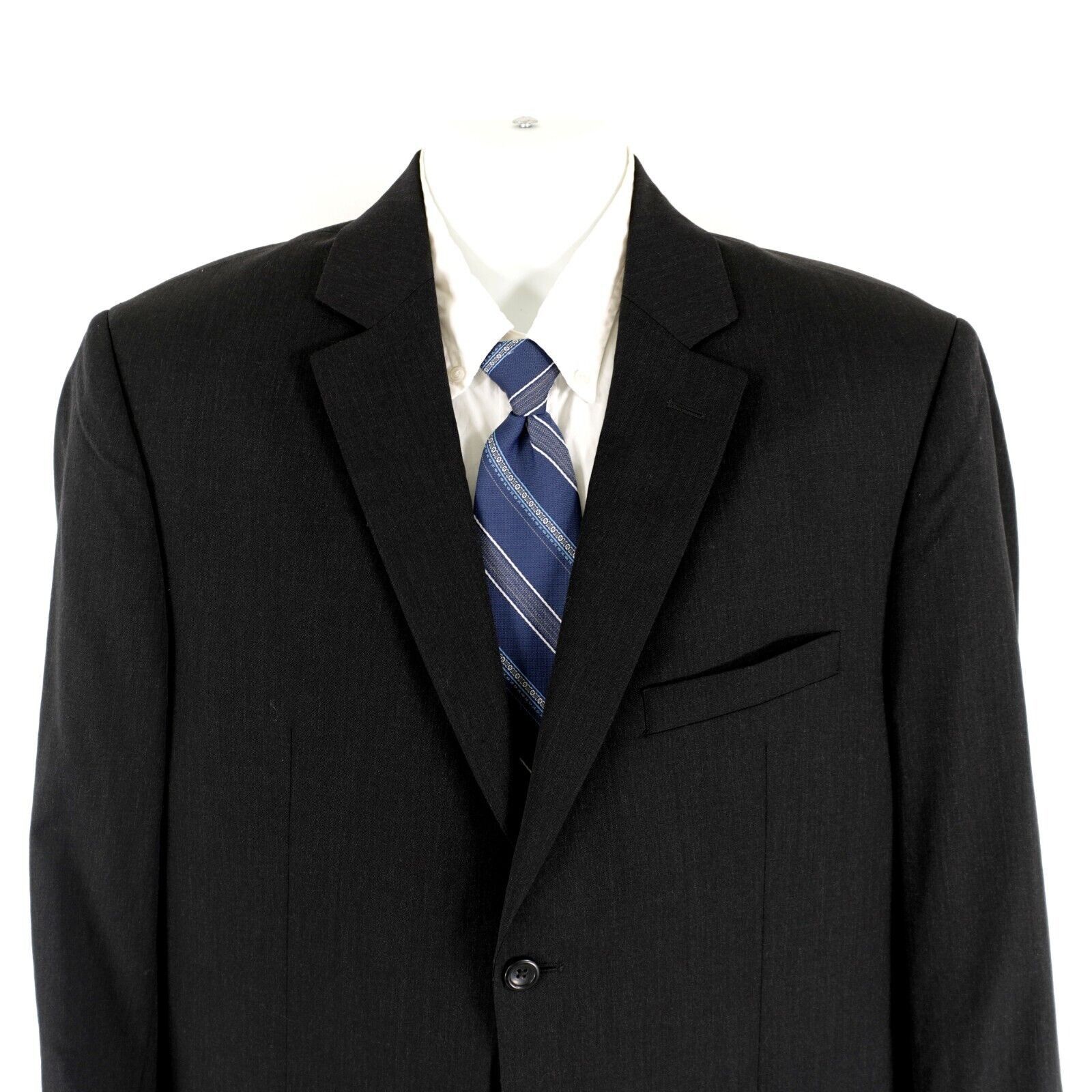 Pronto Uomo Pronto Uomo Wool Black 2 Button Blazer 40L Or Slim 42L Size 40L - 1 Thumbnail
