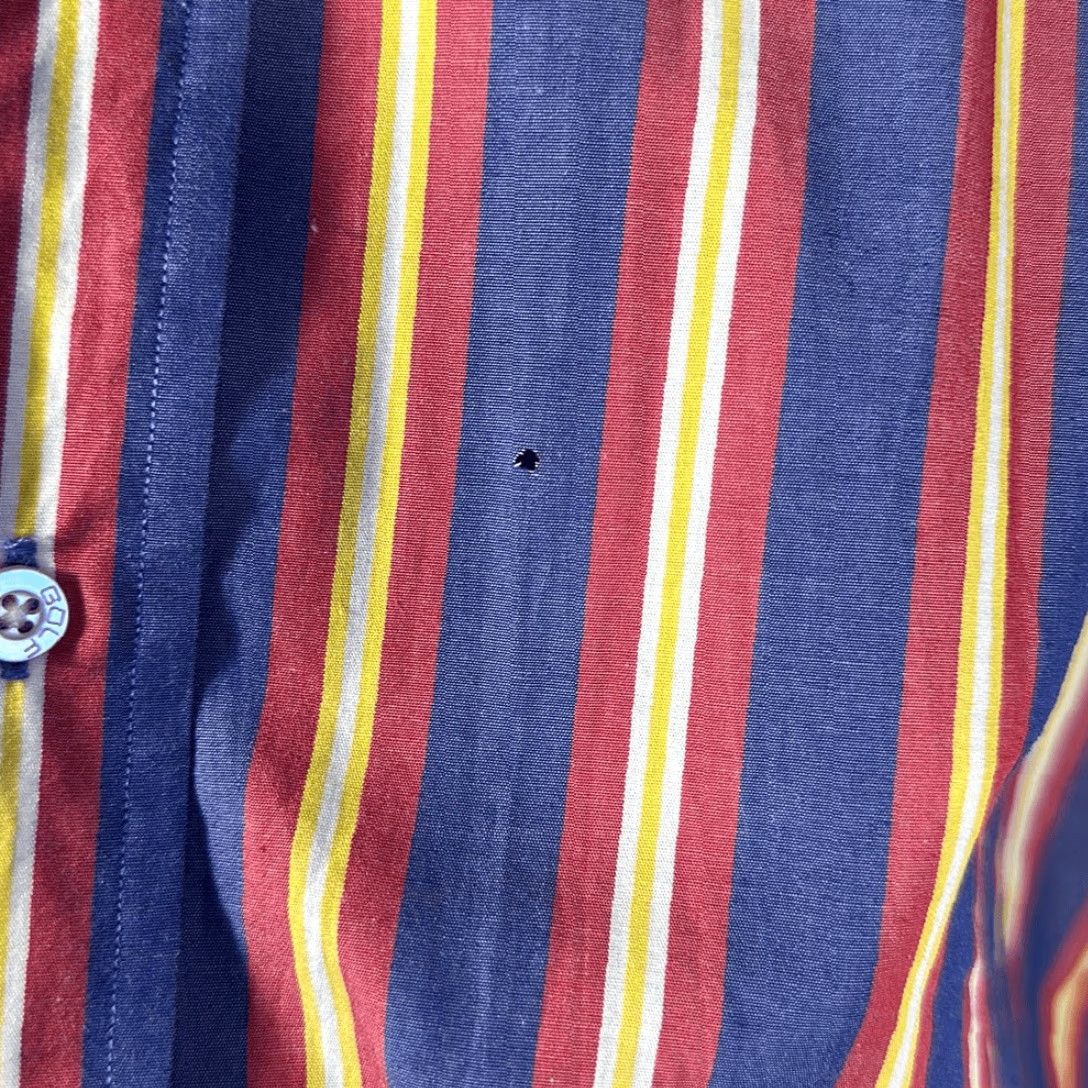 Ralph Lauren Ralph Lauren Golf Mens Tilden Button Down Shirt XL Blue Red Striped Size US XL / EU 56 / 4 - 3 Thumbnail