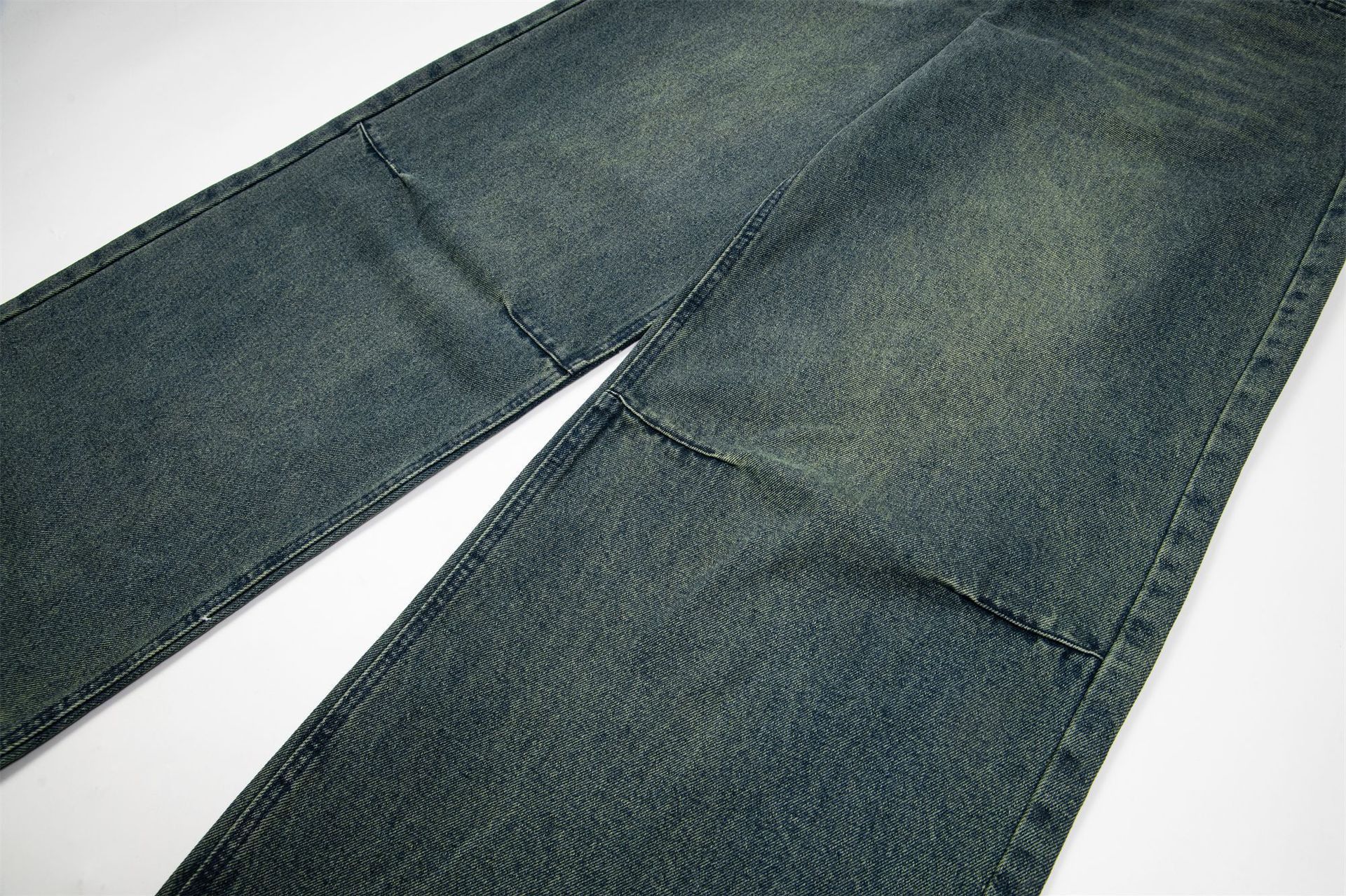 Japanese Brand Men's High-Street Washed & Distressed Versatile Jeans Size US 32 / EU 48 - 4 Thumbnail
