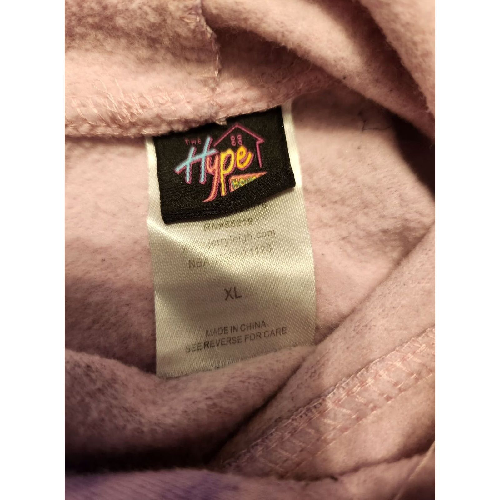 Vintage VINTAGE? No. The HYPE HOUSE Graphic Tie Dye Hoodie Sweatshirt XL Purple Size XL / US 12-14 / IT 48-50 - 2 Thumbnail