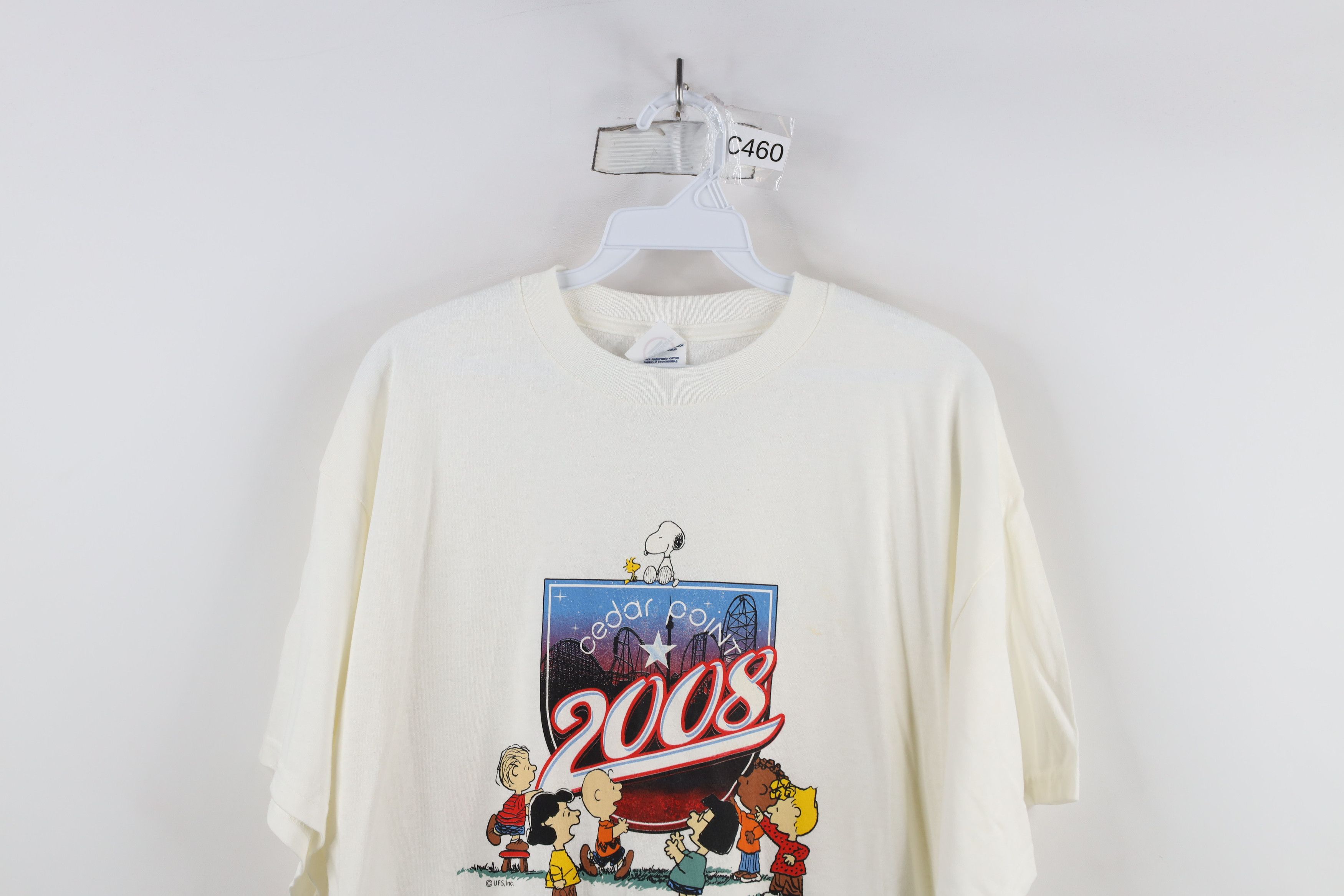 Vintage Vintage Y2K 2008 Brown Cedar Point Amusement Park T-Shirt Size US L / EU 52-54 / 3 - 2 Thumbnail