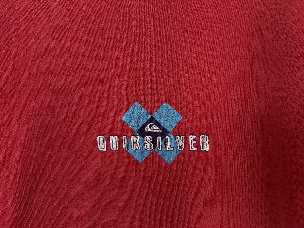 Vintage Vintage 90s Quiksilver Center Logo Boxy Sweatshirt Size US M / EU 48-50 / 2 - 4 Thumbnail