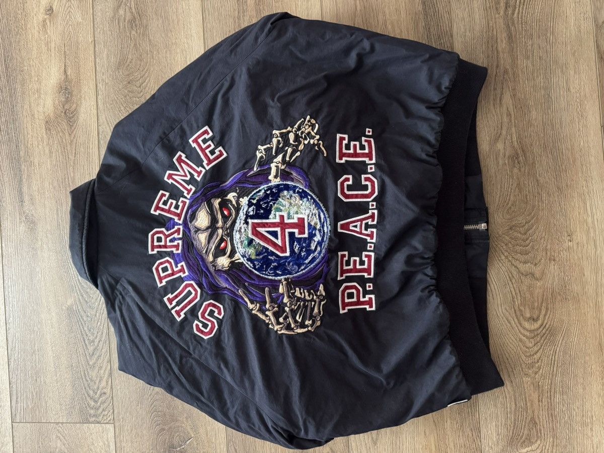 SUPREME PEACE EMBROIDERED WORK JACKET