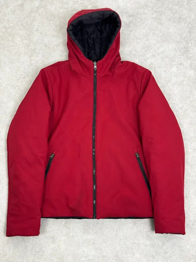 Vintage 2000s Massimo Rebecchi Reversible Black & Red Puffer Jacket Size US M / EU 48-50 / 2 - 1 Thumbnail