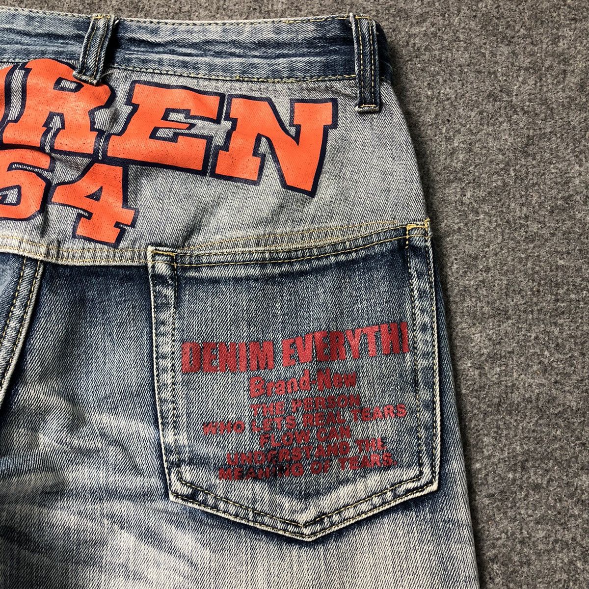 Vintage 🔥Rare🔥 Japanese Brand DAMINATE Handcrafted Jeans Size US 28 / EU 44 - 13 Thumbnail