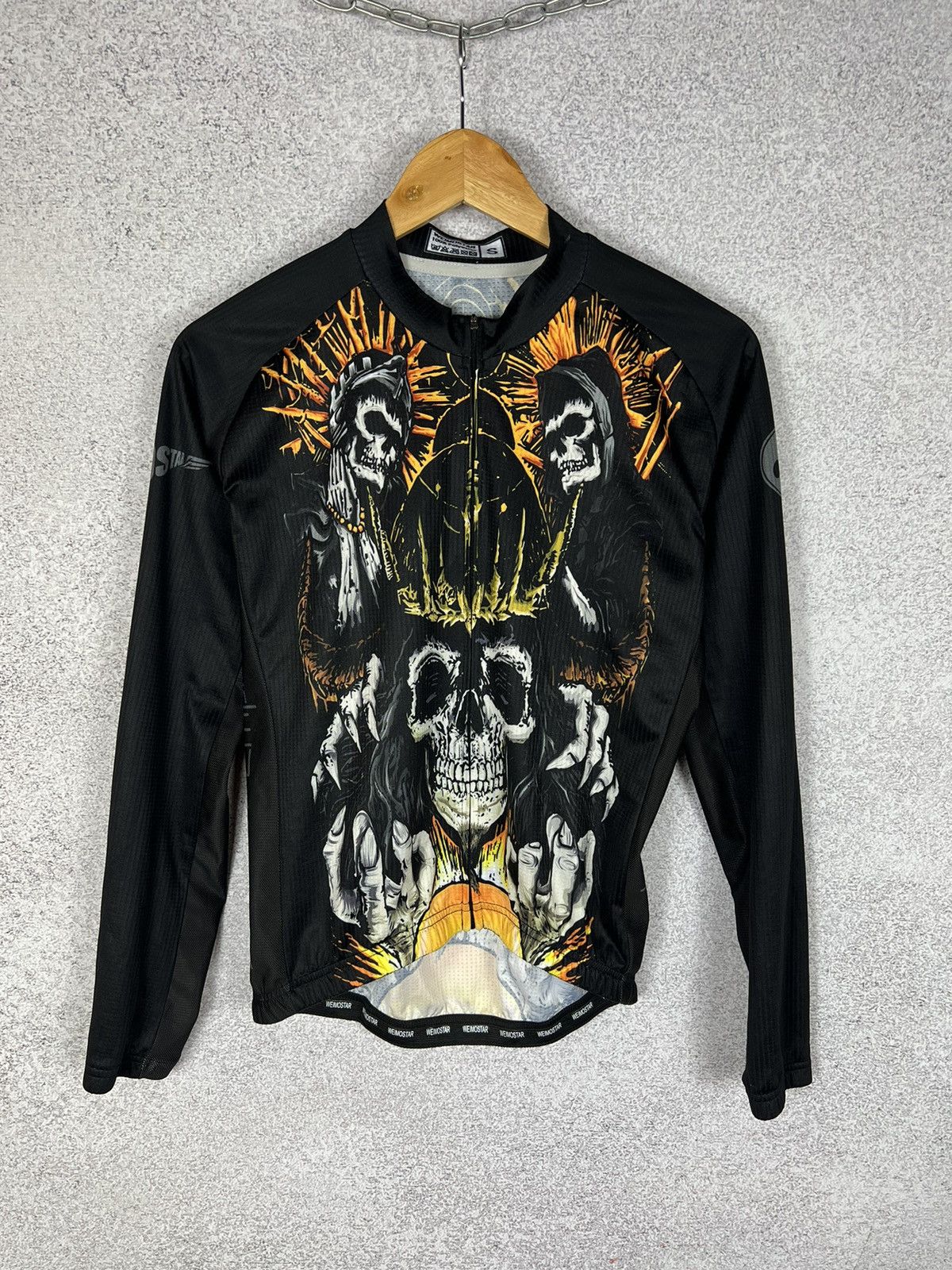 Other Vintage Welmostar Skeleton Cycling Jersey Y2K Longsleeve Size US S / EU 44-46 / 1 - 1 Thumbnail