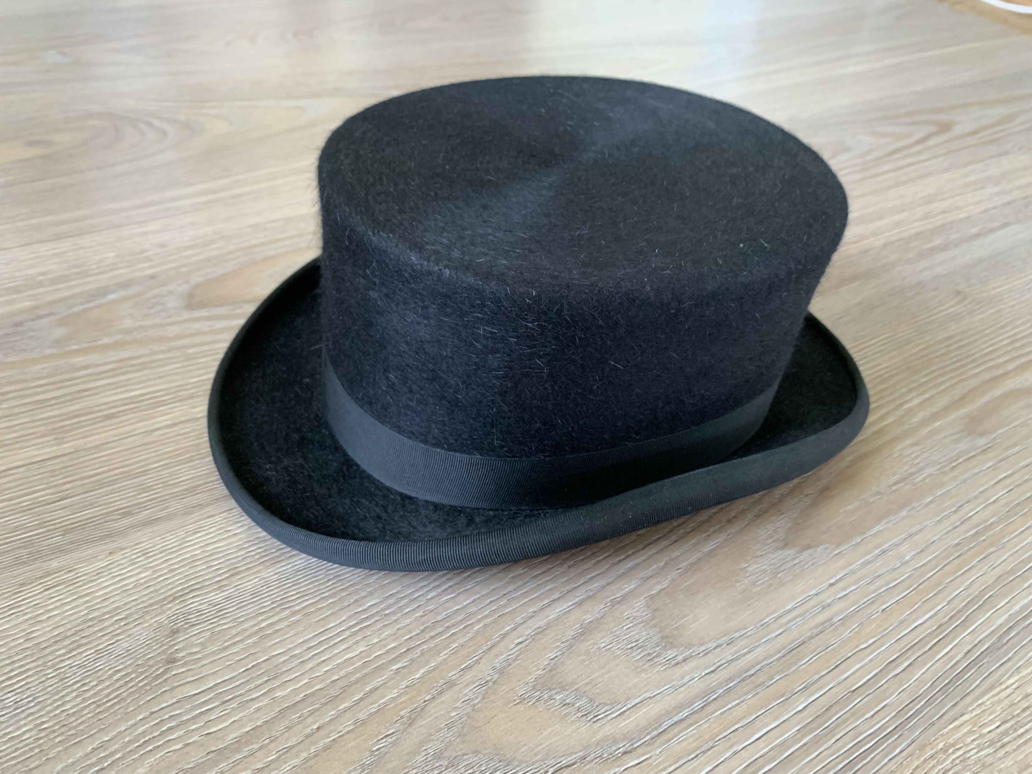 Designer Christys Cavallo Black Wool Hand Made Hat Size ONE SIZE - 2 Thumbnail