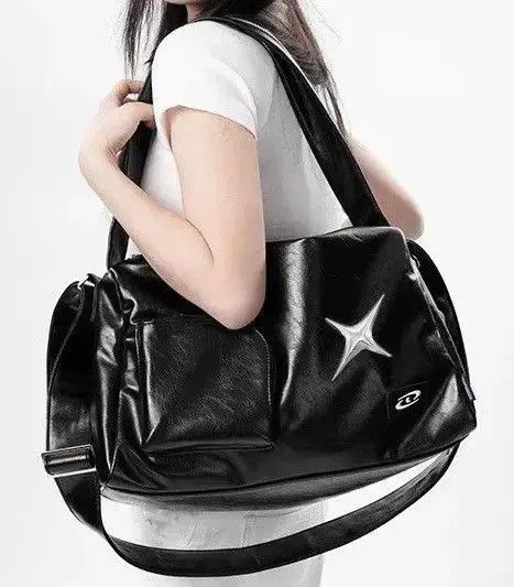 Japanese Brand Y2K Fashion pu leather Shoulder Bag Size ONE SIZE - 1 Thumbnail