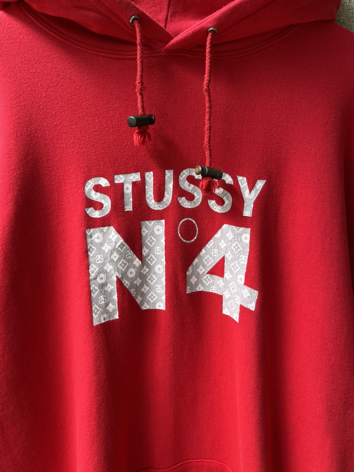 Stussy Vintage 1990s stussy parka hoodie N4 monogram Size US XL / EU 56 / 4 - 5 Thumbnail