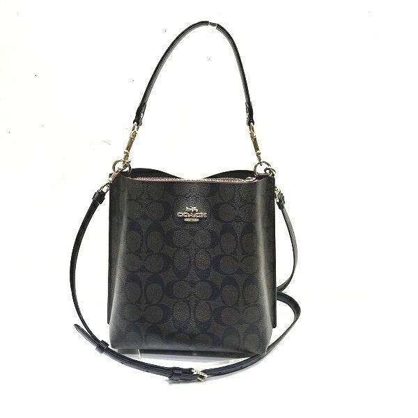 Coach Coach Coach Signature PVC 2way Shoulder Bag Plastic / Synthetic Shoulder Bag CA582 DUTY FREE for USA Size ONE SIZE - 1 Thumbnail