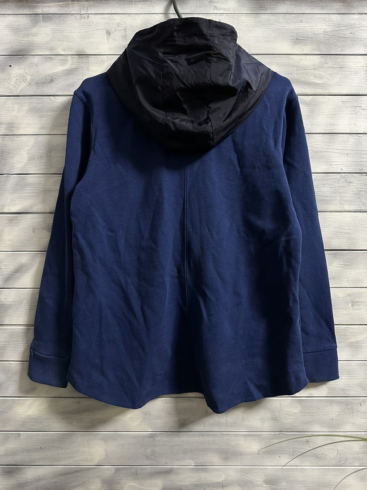 Nike Rare Vintage Zip Hoodie Nike Nylon Hood Swoosh Drill. Size US M / EU 48-50 / 2 - 7 Thumbnail