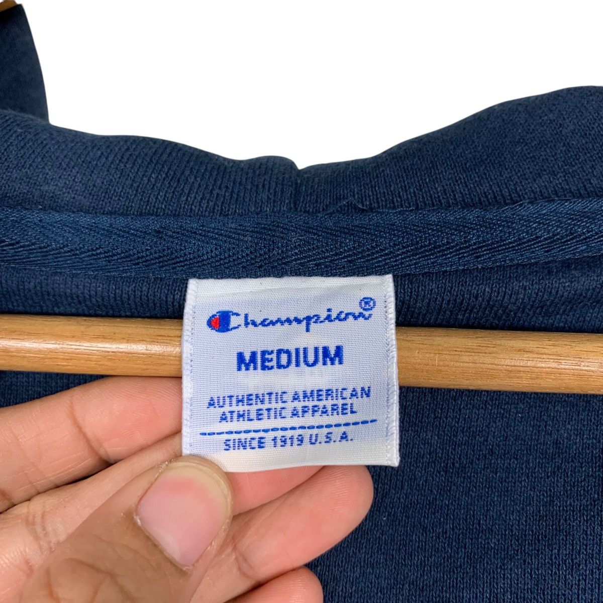 Champion CHAMPION Big Logo Zipper Hoodies Sweatshirt #1791-C79 Size US M / EU 48-50 / 2 - 18 Thumbnail
