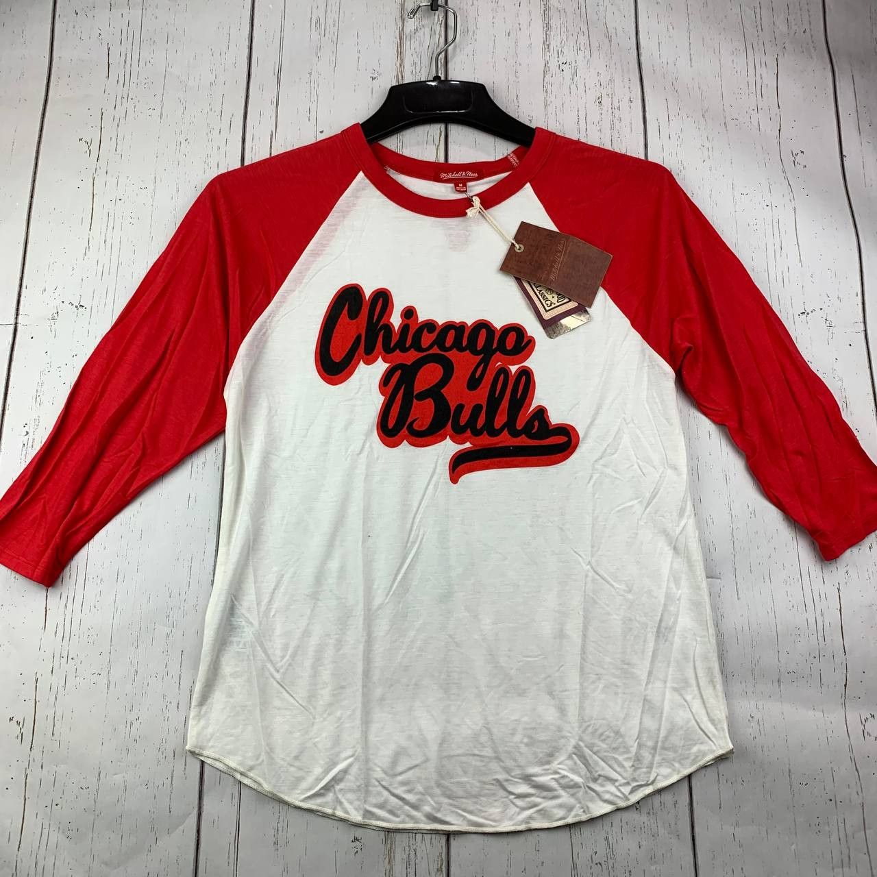 Mitchell & Ness Chicago Bulls NBA Medium Shirt White Women New Size M / US 6-8 / IT 42-44 - 1 Thumbnail
