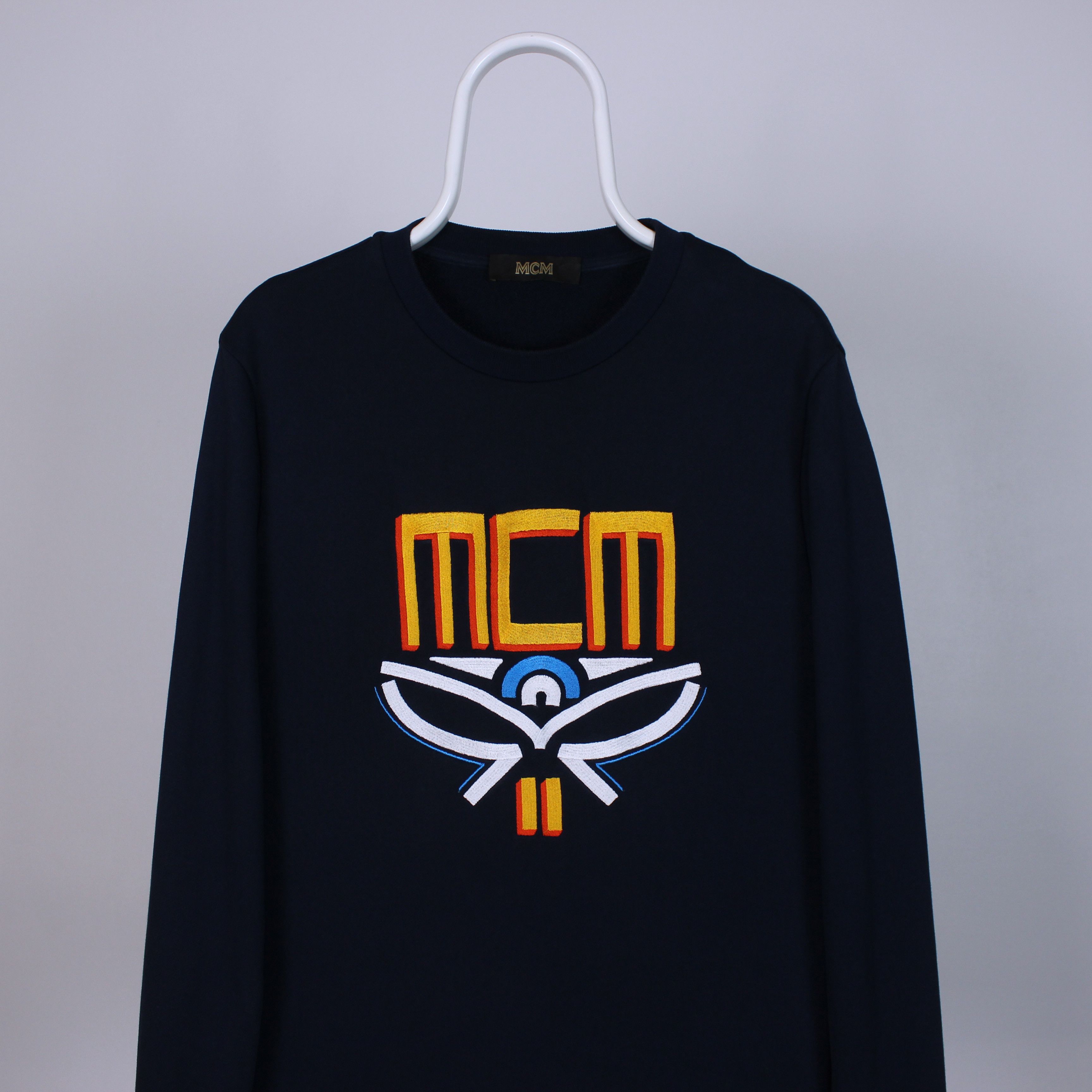 MCM MCM Men Geo Laurel Sweatshirt Blue centr logo M Size US M / EU 48-50 / 2 - 3 Thumbnail