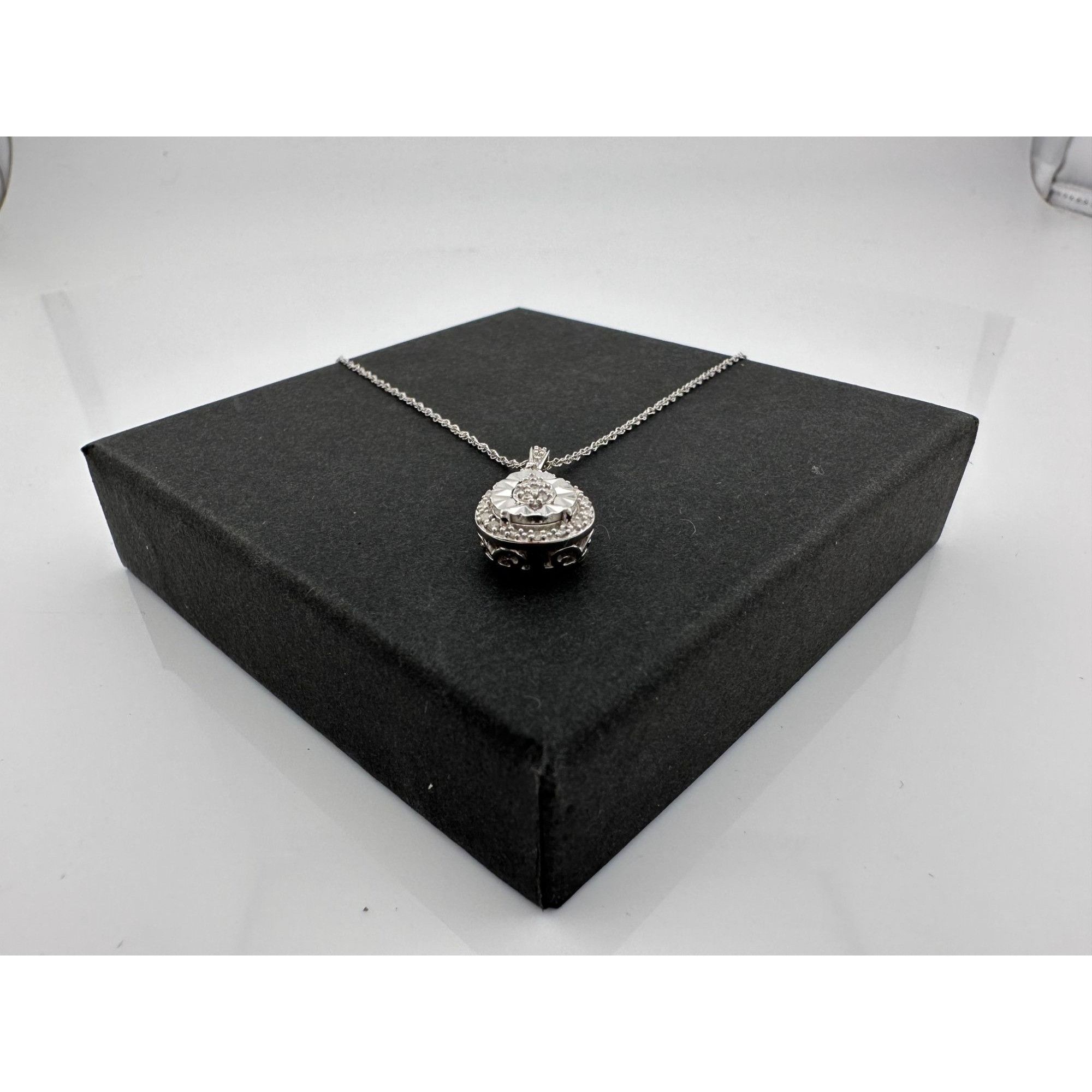 Other Pear Cut Natural Diamond Pendant Necklace Size ONE SIZE - 11 Thumbnail