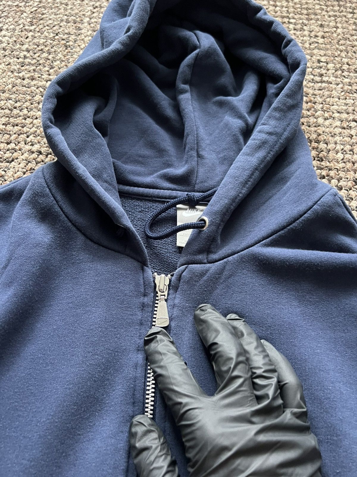 Nike Vintage Nike Zip Hoodie Y2K Basic Fit 90s USA Style Size US L / EU 52-54 / 3 - 10 Thumbnail