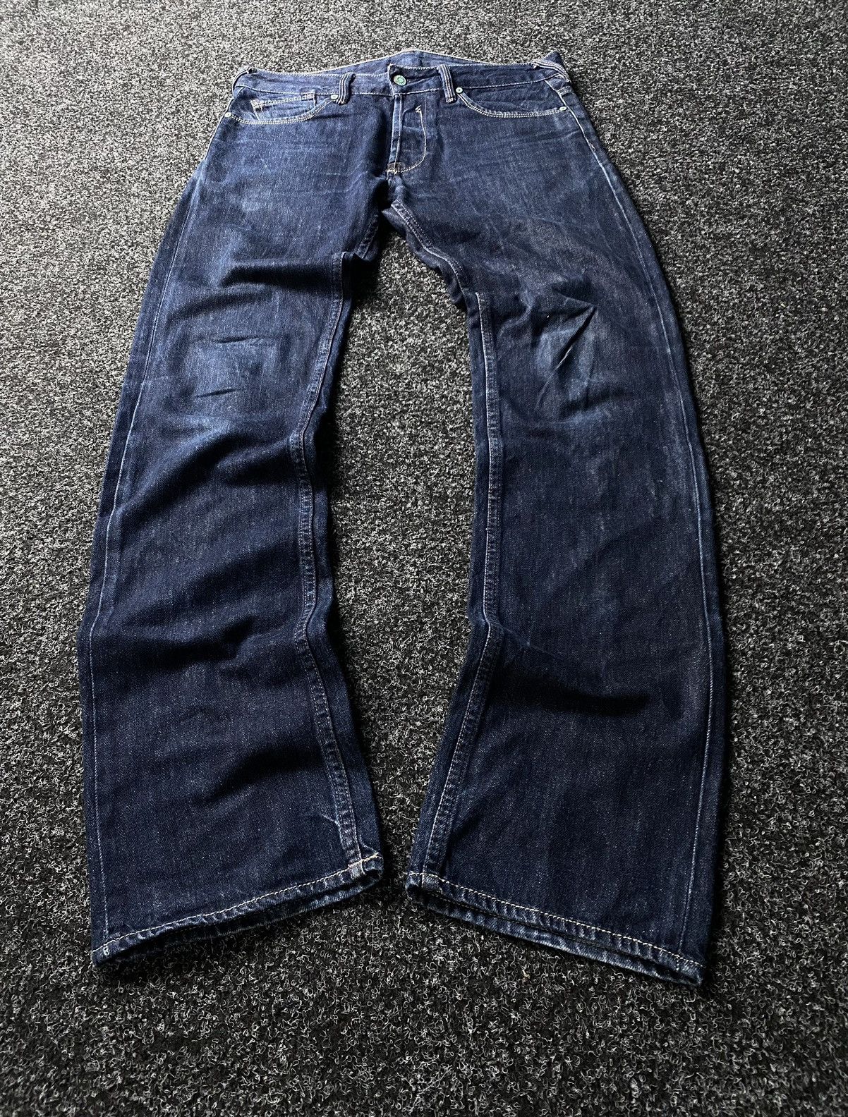 Japan Rags crazy denim jeans pants y2k avant-garde