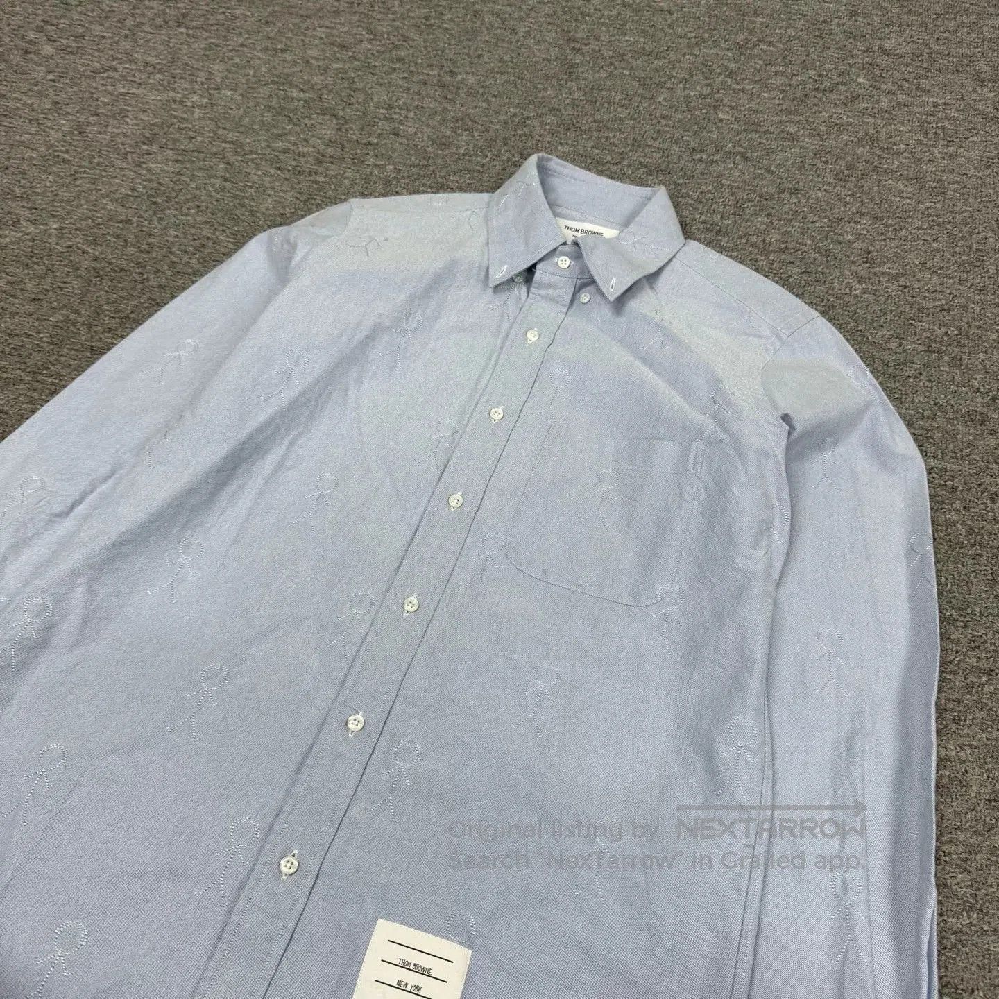 Thom Browne thom browne long sleeve shirt with embroidery. Size US M / EU 48-50 / 2 - 4 Thumbnail