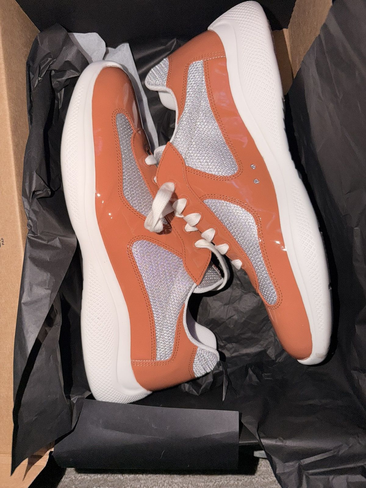 Prada Prada Americas Cup Patent Leather Size US 12 / EU 45 - 1 Thumbnail