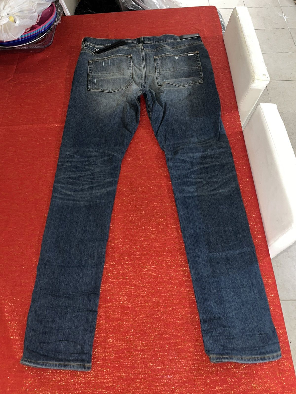 Amiri Amiri MX1 Plaid Jean Sz 38 Size US 38 / EU 54 - 14 Thumbnail