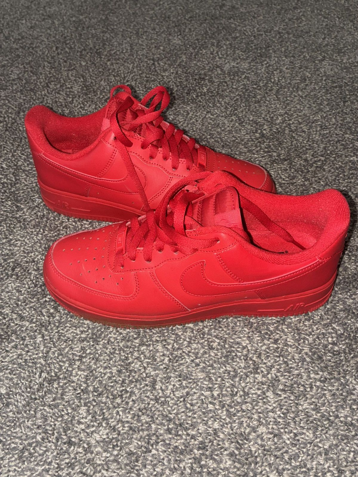 Nike NIKE AIR FORCE RED Size US 9 / EU 42 - 1 Thumbnail