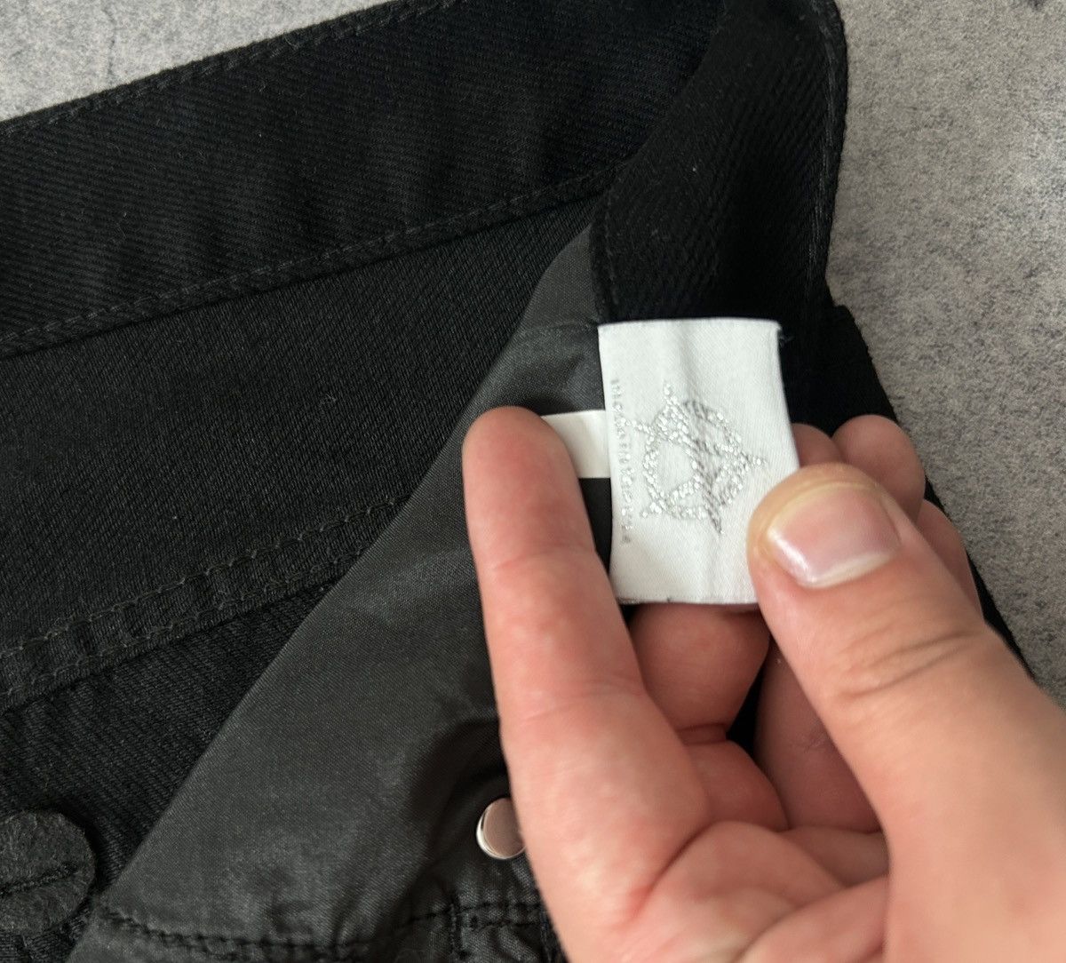 Revenge Revenge embroidered jeans denim black jeans Size US 31 - 5 Thumbnail