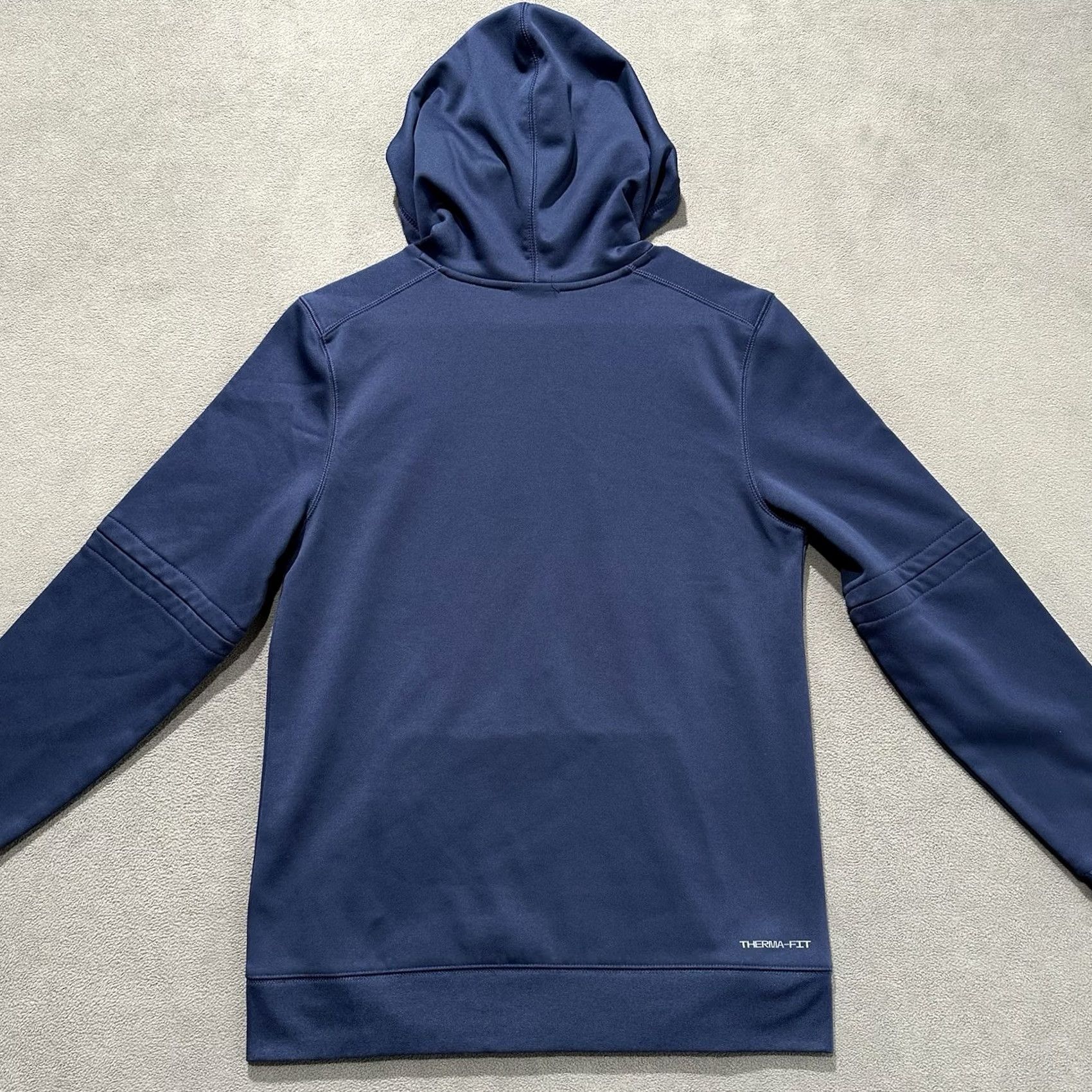 Nike Nike Braves MLB Authentic Collection Therma-FIT Hoodie Mens XS Navy Blue Size US XS / EU 42 / 0 - 2 Thumbnail