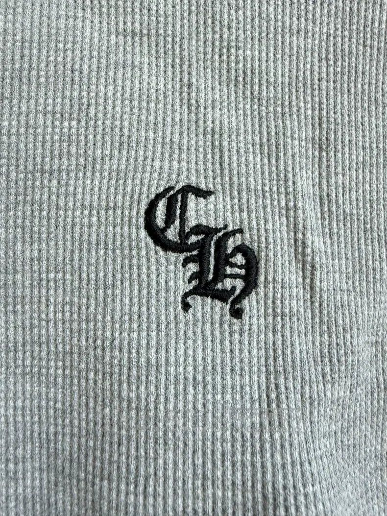 Chrome Hearts Chrome Hearts Size S Grey Waffle Embroidered Long Sleeve Size S / US 4 / IT 40 - 2 Thumbnail
