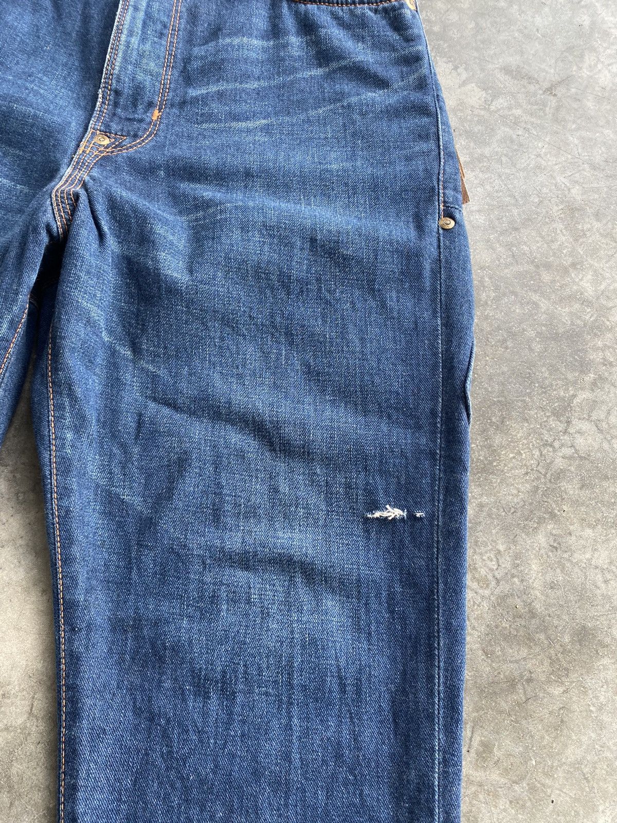 Issey Miyake × Lee × mercibeaucoup Lee x Issey Miyake Mercibeaucop High Rise Blue Jeans @122 Size US 30 / EU 46 - 11 Thumbnail