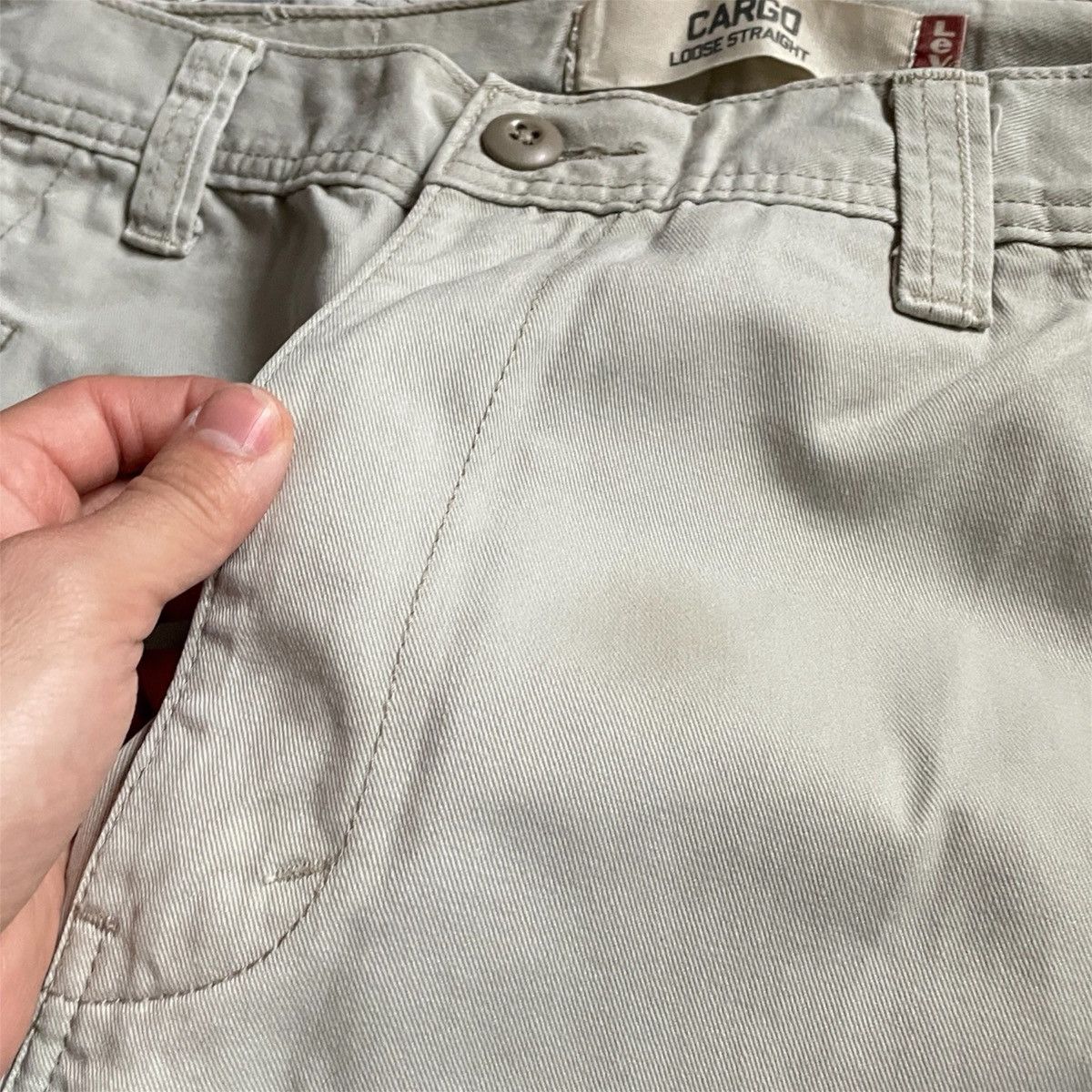 Levi's × Vintage Crazy Vintage Levi’s Cargo Pants Baggy Wide Leg Skater Size US 32 / EU 48 - 12 Thumbnail