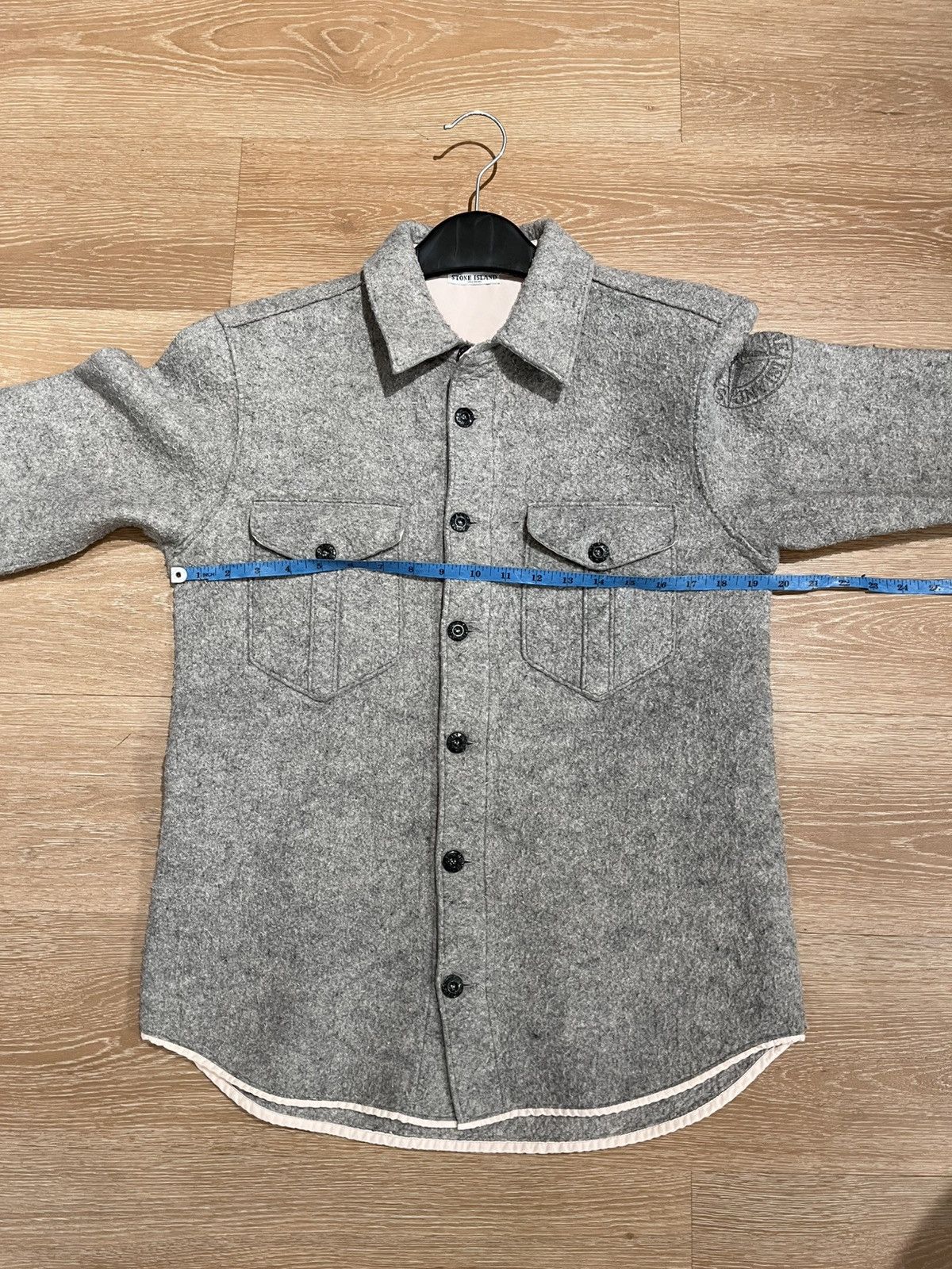 Stone Island Vintage stone island overshirt big logo Size US S / EU 44-46 / 1 - 13 Thumbnail
