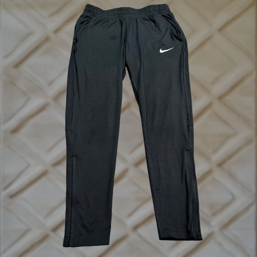 Nike Nike Dry Element Running Track Pants Womens Small Dark Gray Ankle Zip Size 28" / US 6 / IT 42 - 1 Thumbnail