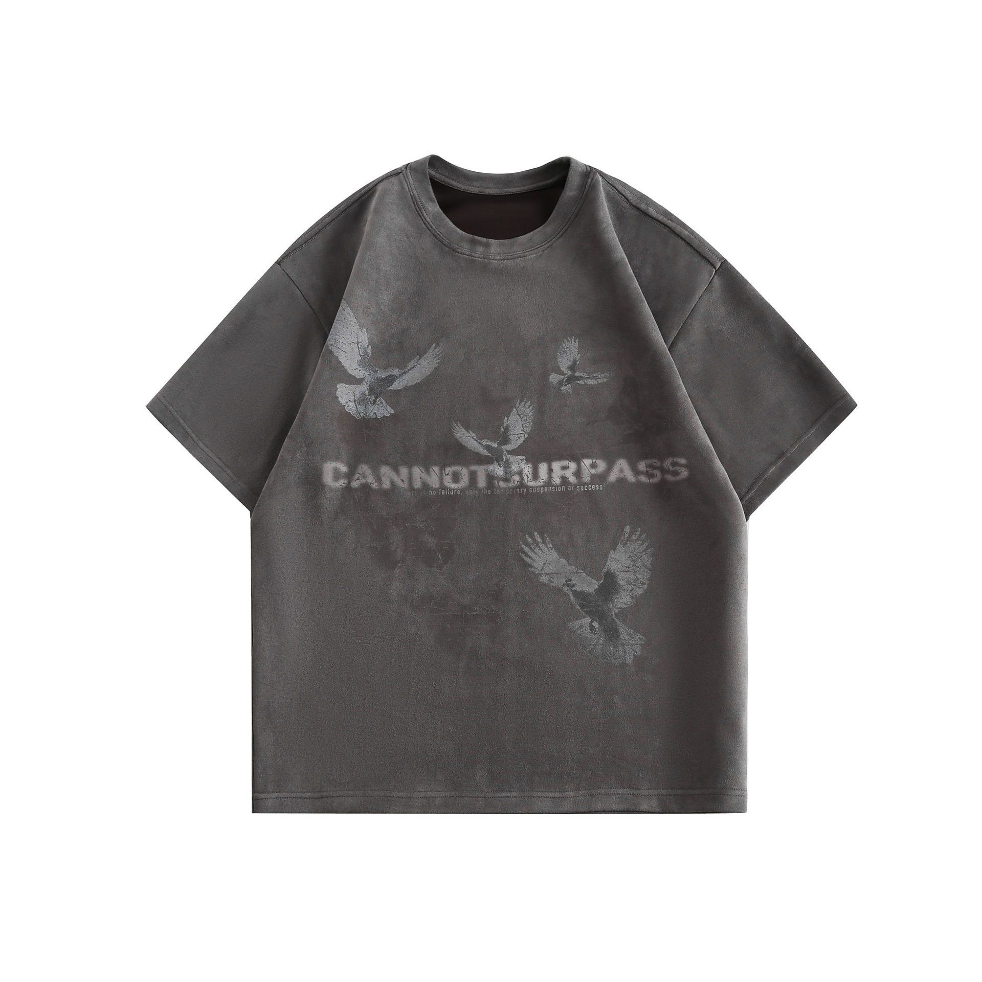 Japanese Brand × Vintage American retro suede butterfly round neck T-shirt y2k Size US M / EU 48-50 / 2 - 1 Thumbnail